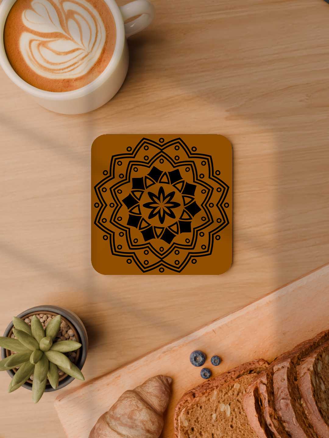 Ethnicity Pattern Graphic Coasters - Pack of 6