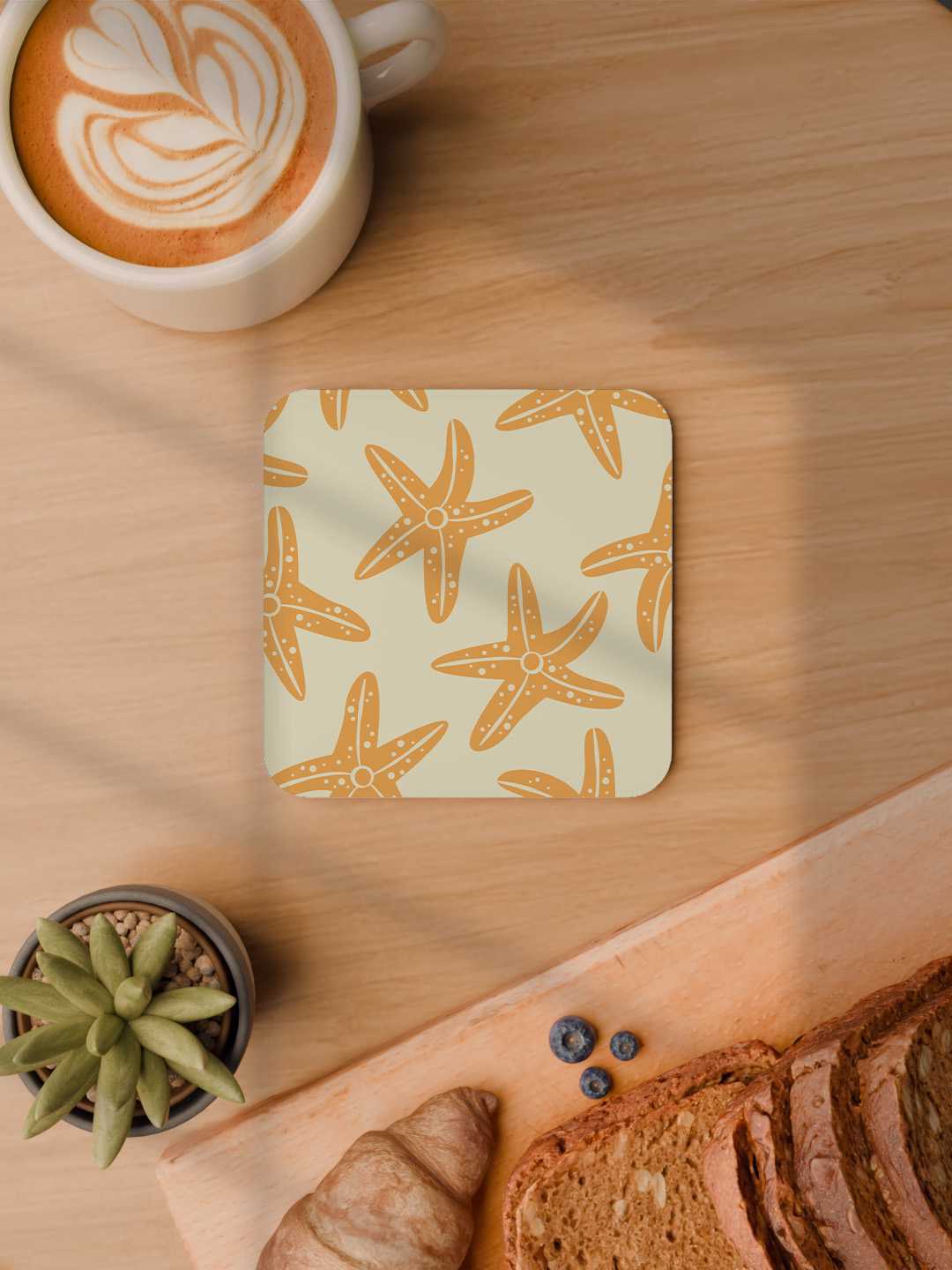 Beach Vibe Graphic Coasters - Pack of 6