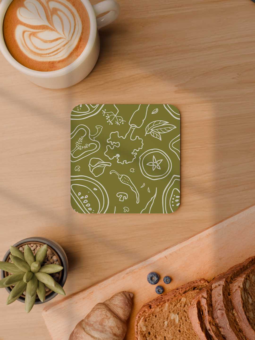 Whimsy Kitchen Graphic Coasters - Pack of 6