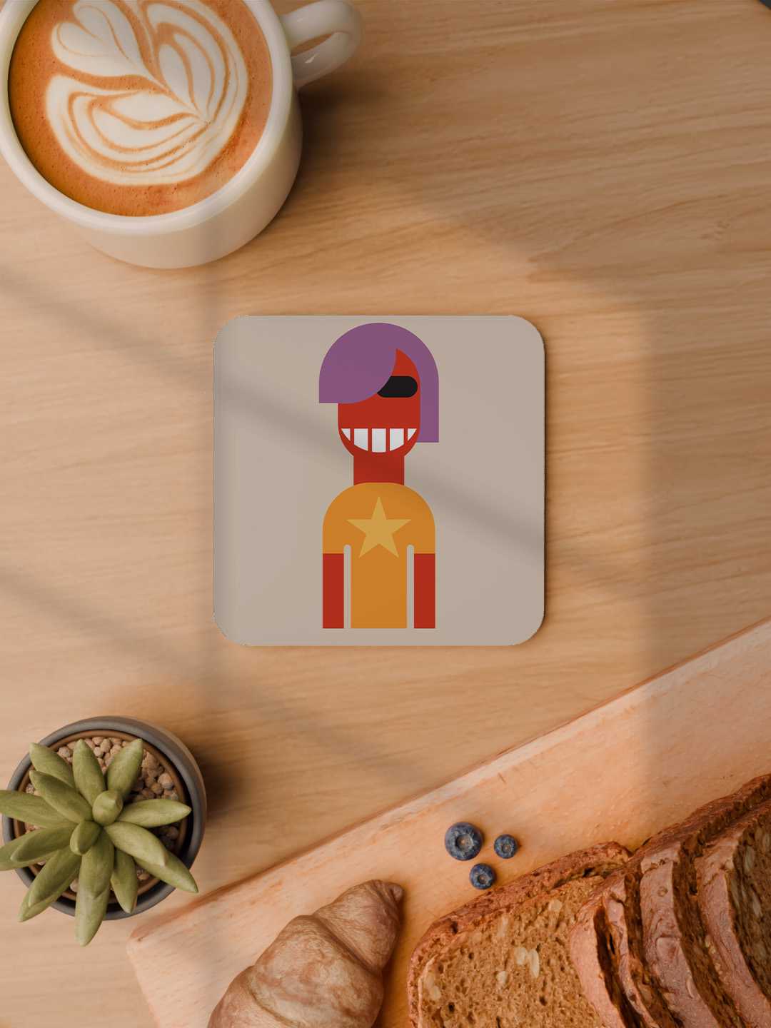 The Chill Peeps Graphic Coasters - Pack of 6