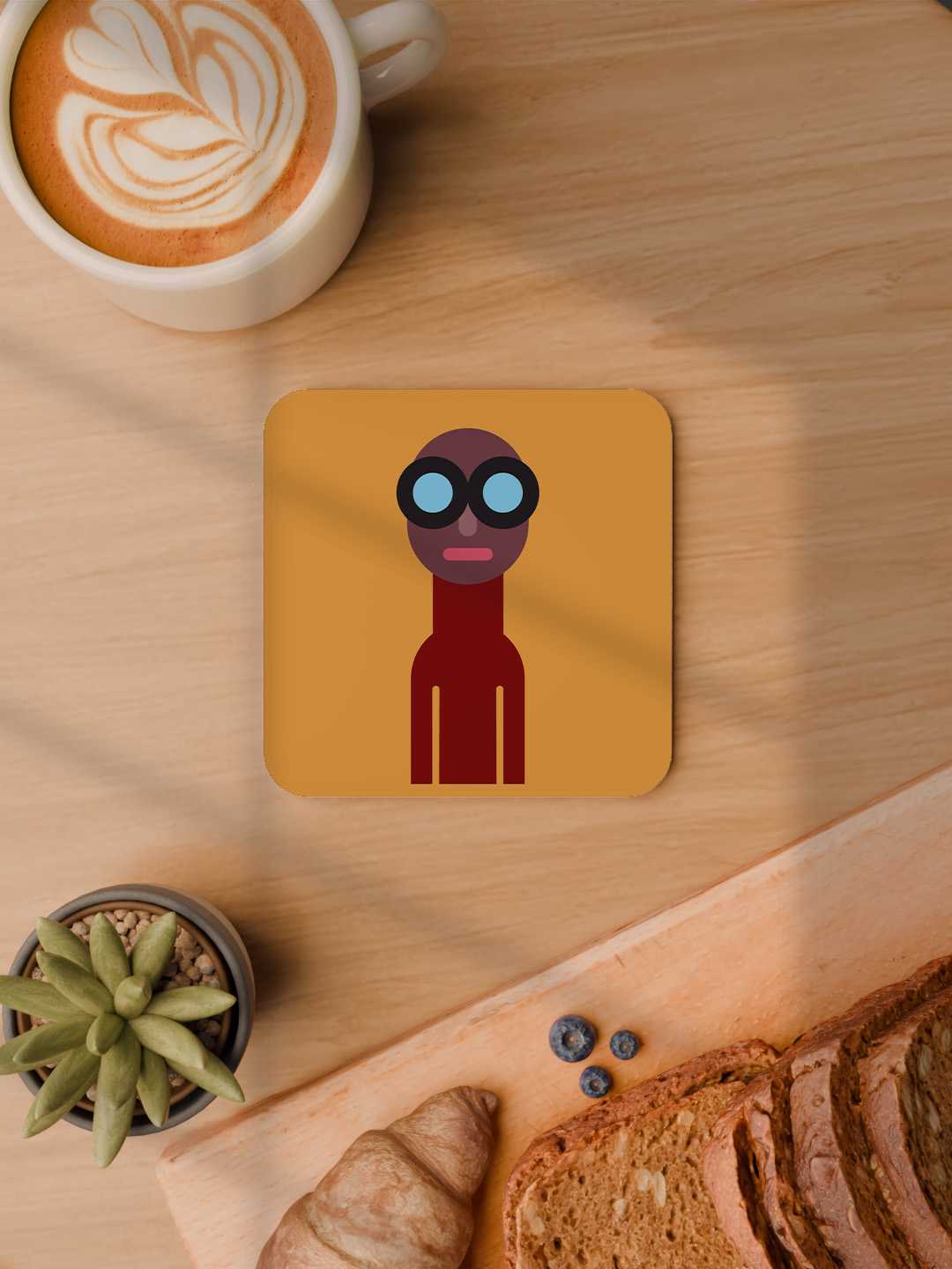 The Cool Crew Graphic Coasters - Pack of 6