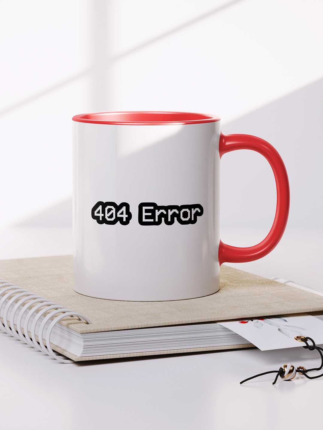ERROR 404 Graphic Printed Ceramic Mug