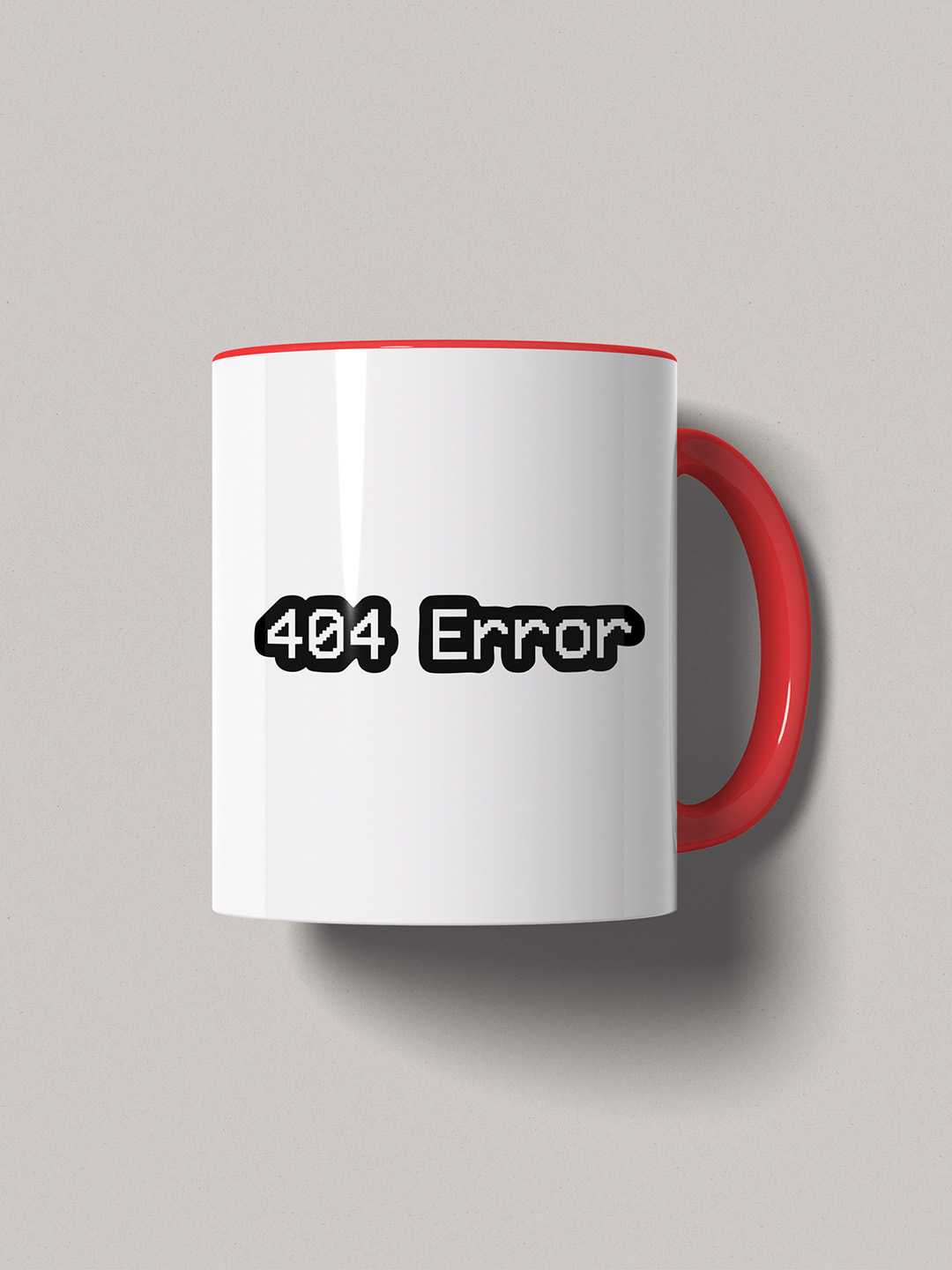 ERROR 404 Graphic Printed Ceramic Mug
