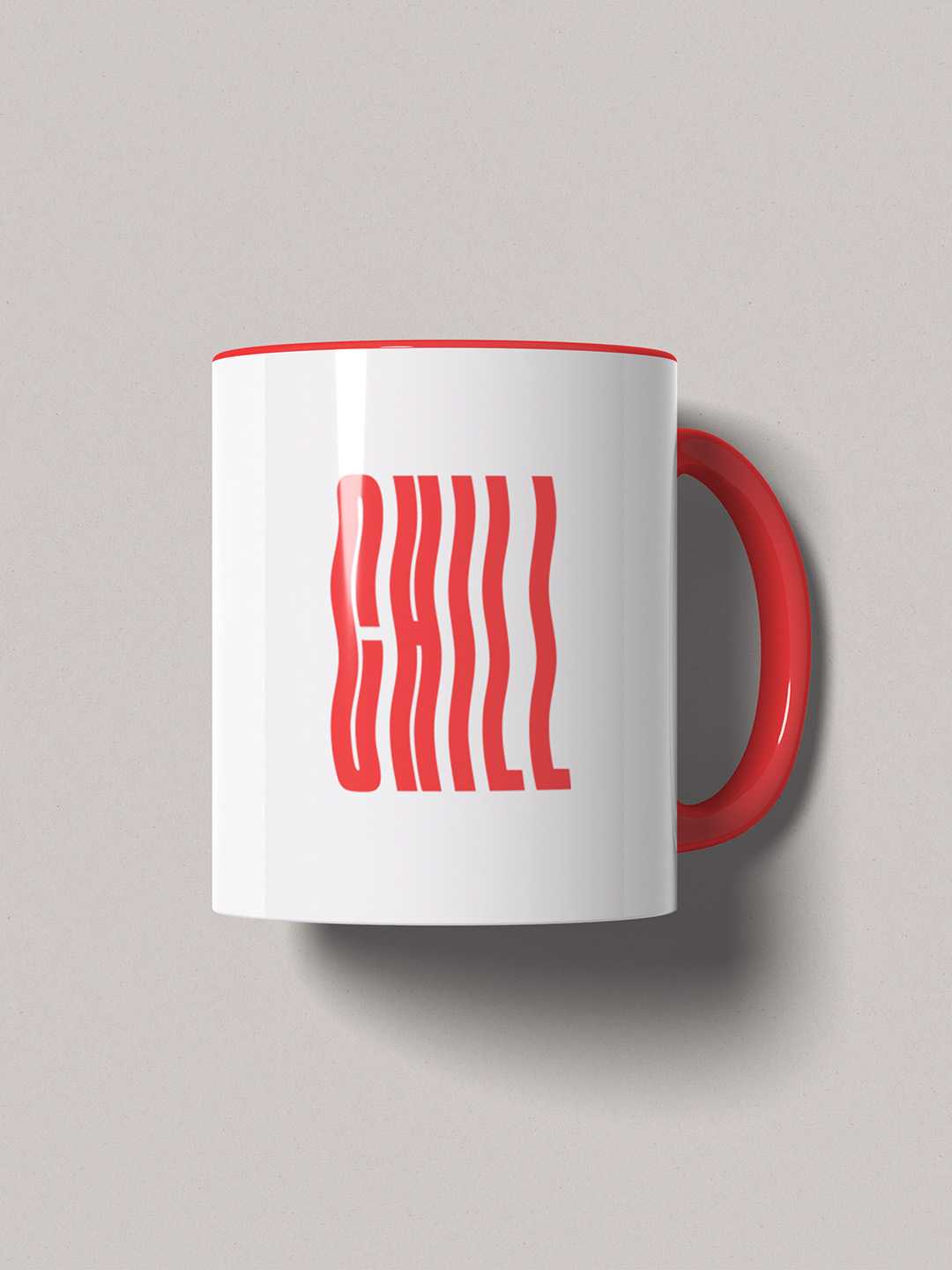 CHILL Graphic Printed Ceramic Mug