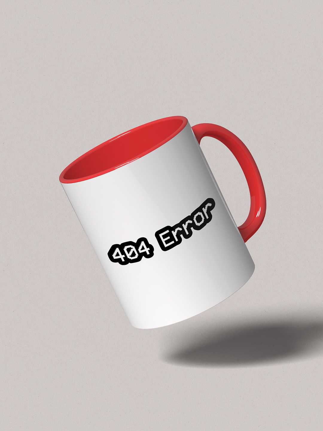 ERROR 404 Graphic Printed Ceramic Mug
