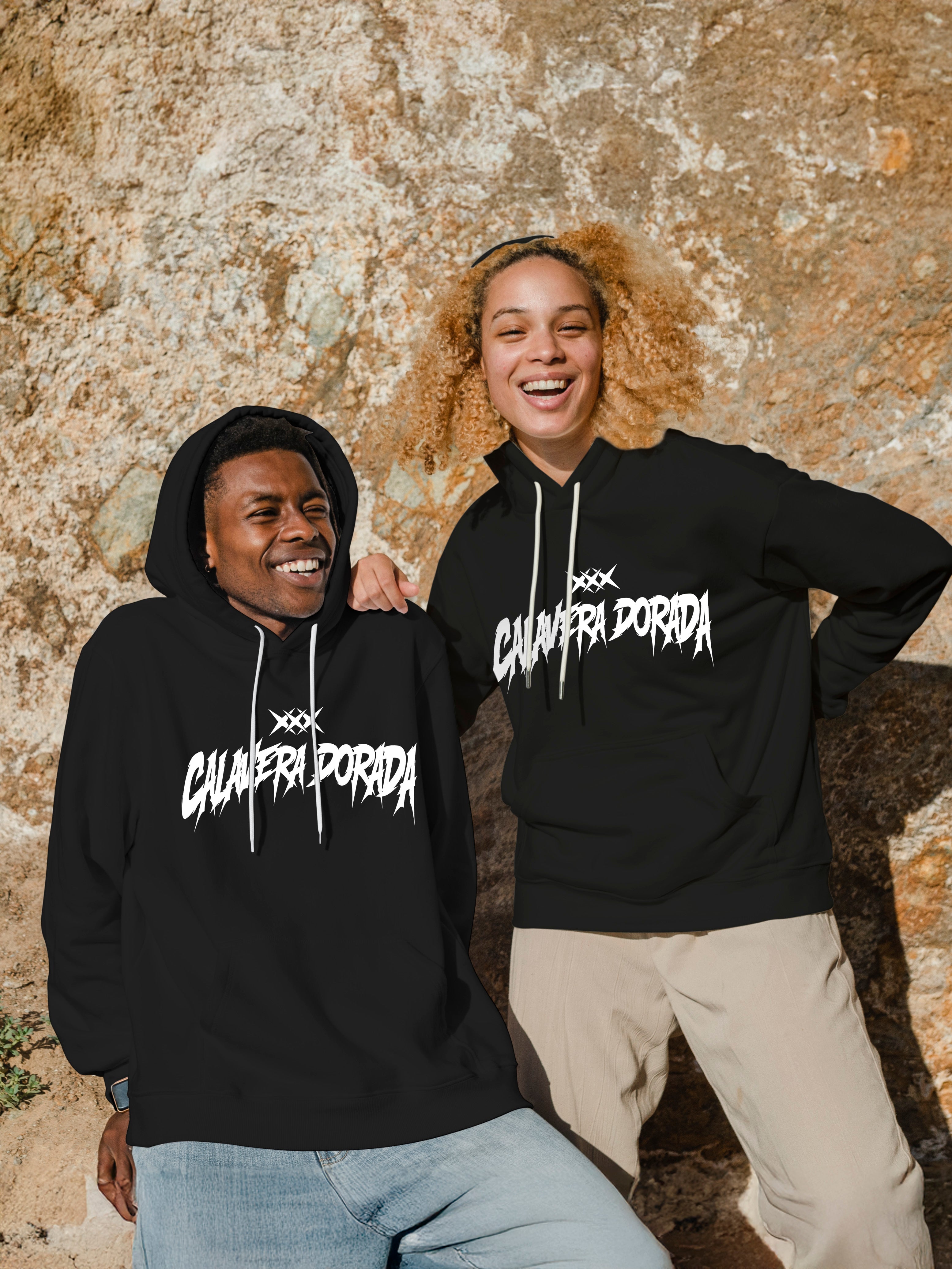 Calavera Dorada Pullover Hoodie