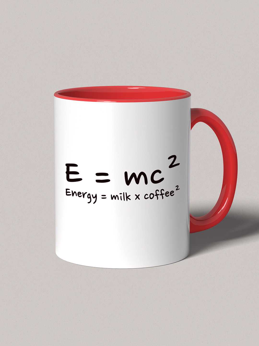 E=MC2 Graphic Printed Ceramic Mug