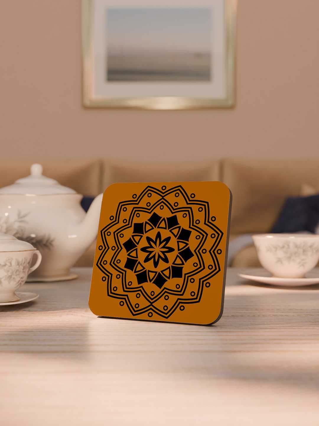 Ethnicity Pattern Graphic Coasters - Pack of 6