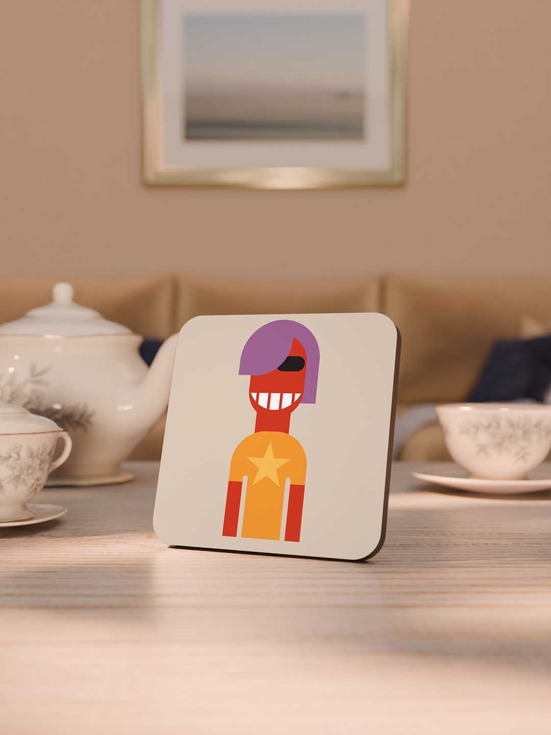 The Chill Peeps Graphic Coasters - Pack of 6