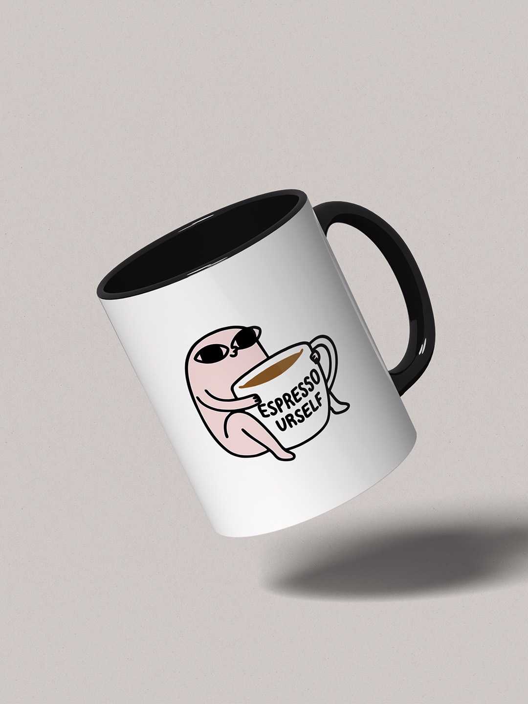 Espresso Urself Graphic Printed Ceramic Mug