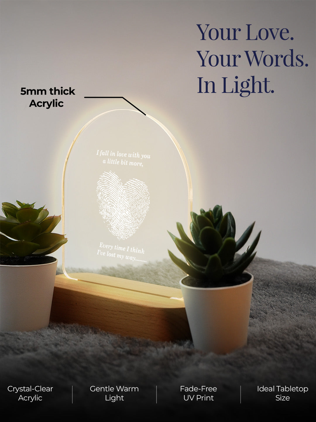 Chosen Love LED Acrylic Frame