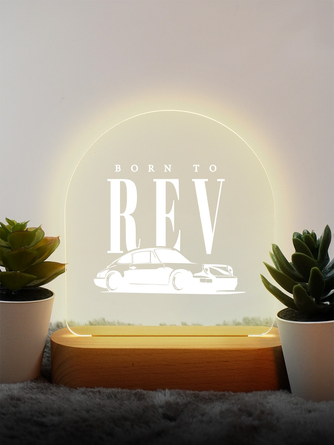 Born To Rev LED Acrylic frame