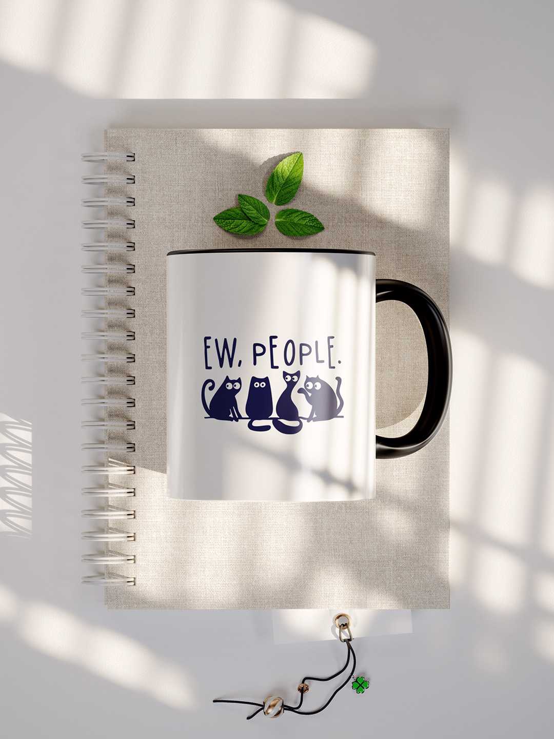 Ew People Graphic Printed Ceramic Mug