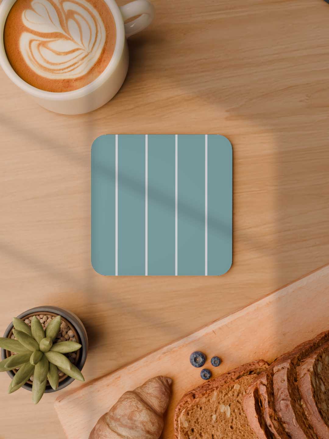 Pastel Geometry Art Graphic Coasters - Pack of 6