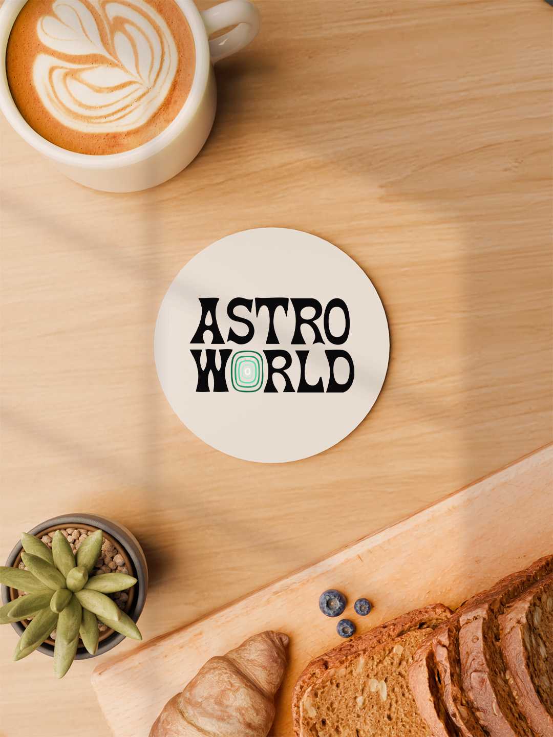 Travis Scott Graphic Coasters - Pack of 6