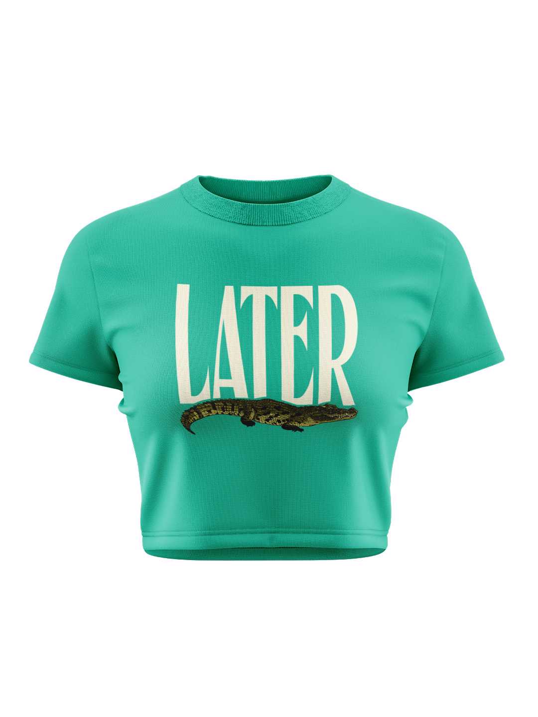 Later Aligator Graphic Baby Tee