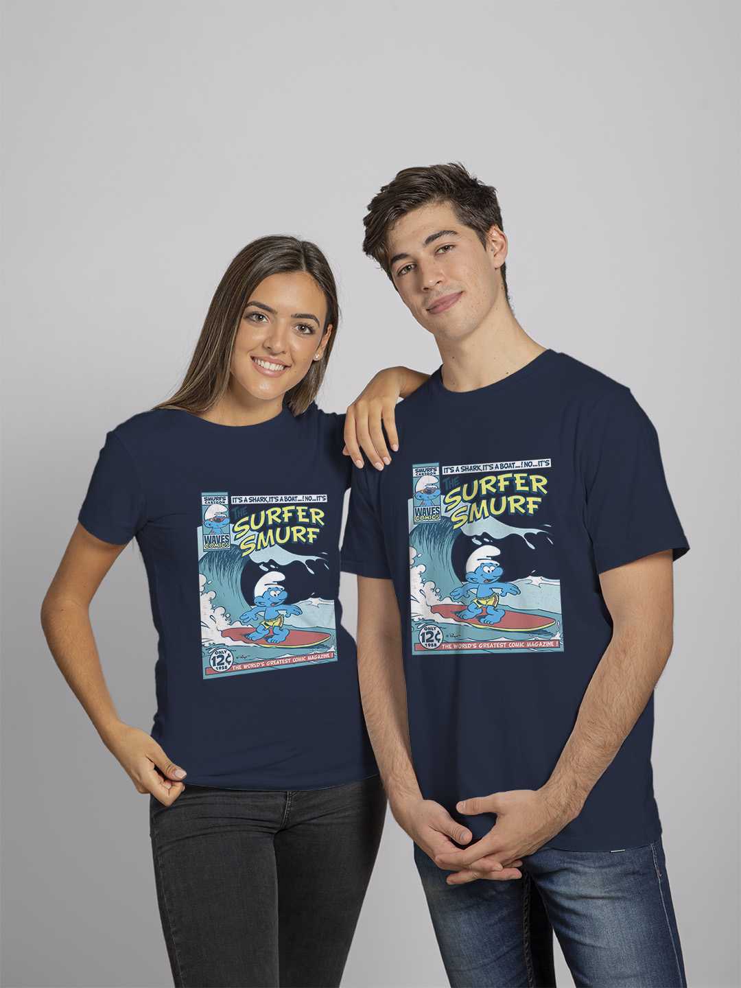 The Surfer Smurf Unisex Regular Tee