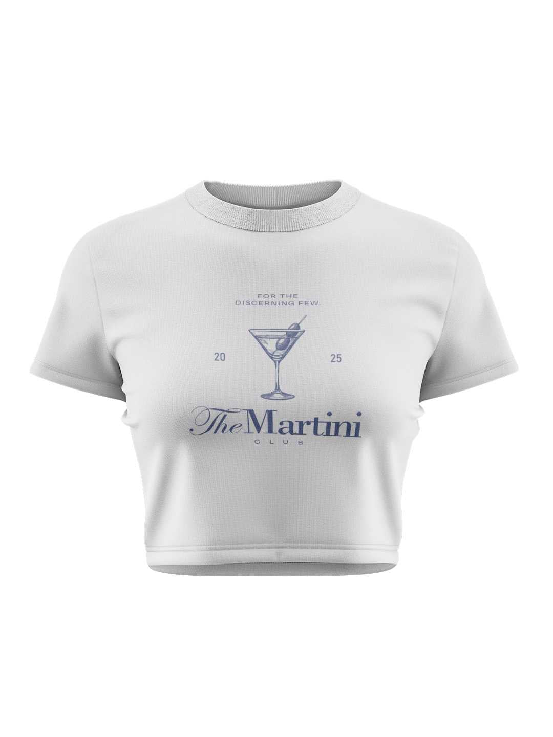 Martini Graphic Baby Tee