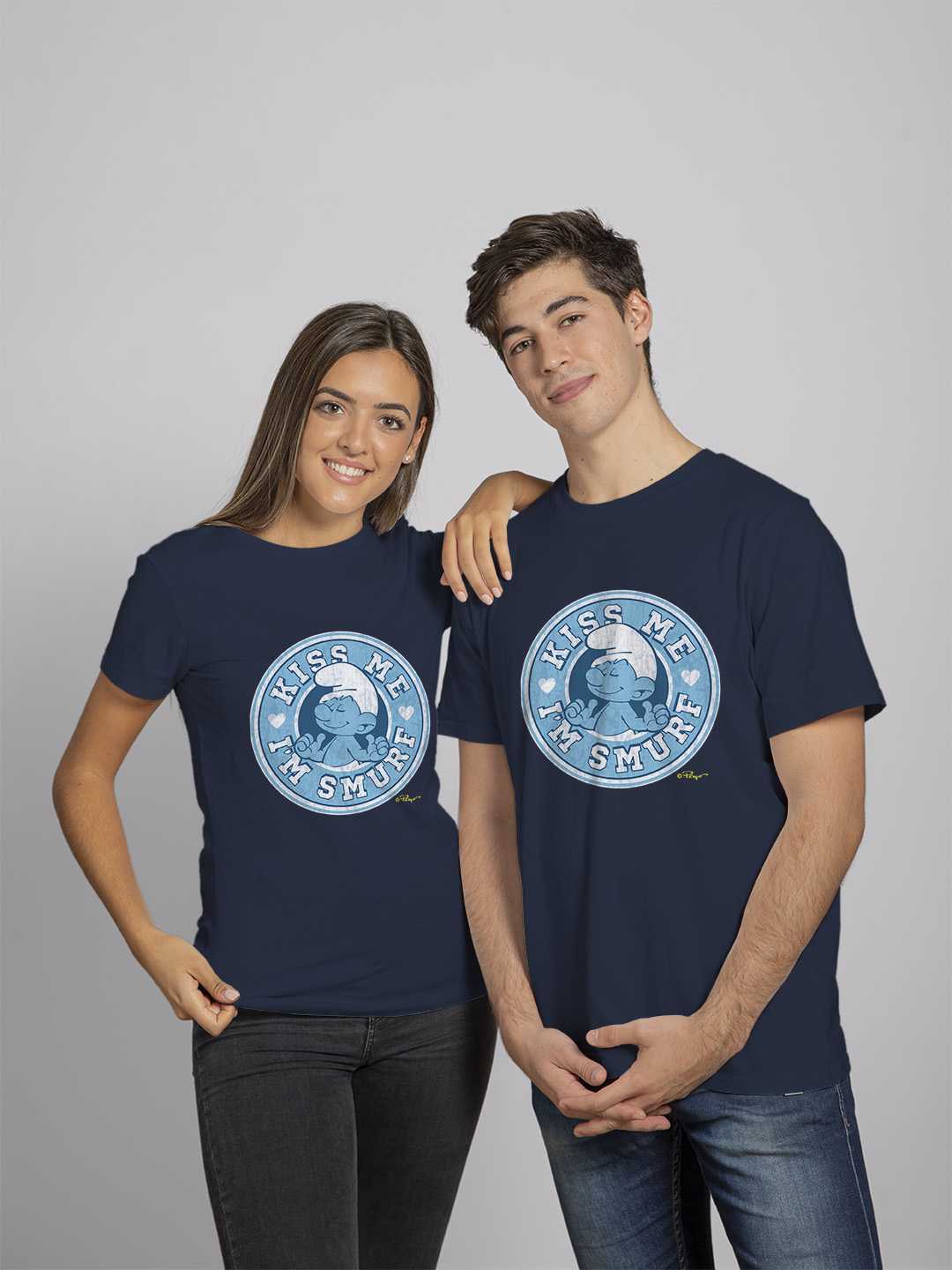 Kiss Me Smurf Unisex Regular Tee