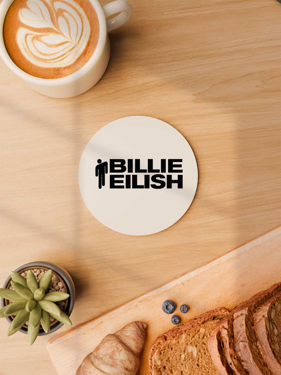 Billie Eilish Graphic Coasters - Pack of 6
