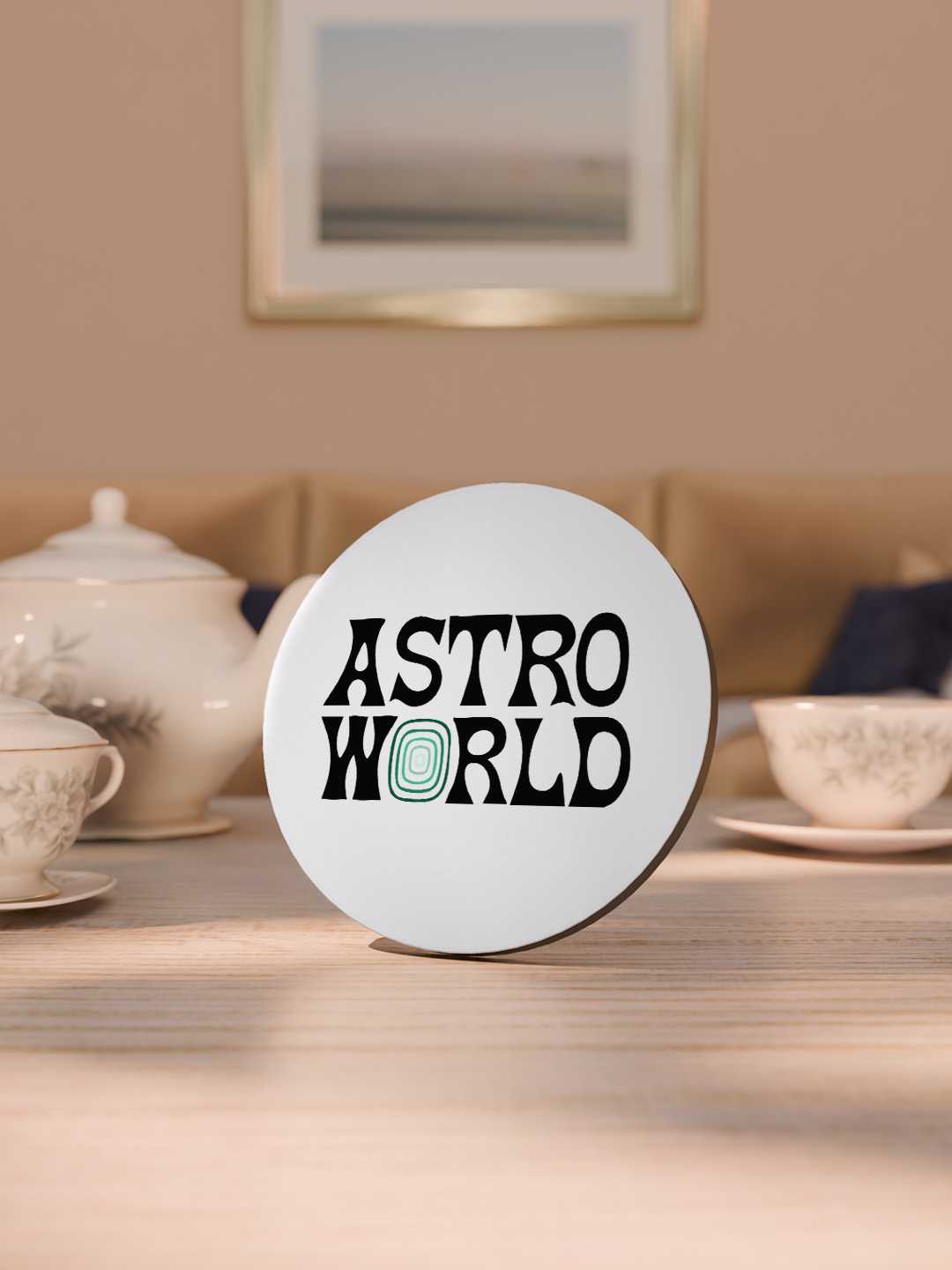 Travis Scott Graphic Coasters - Pack of 6