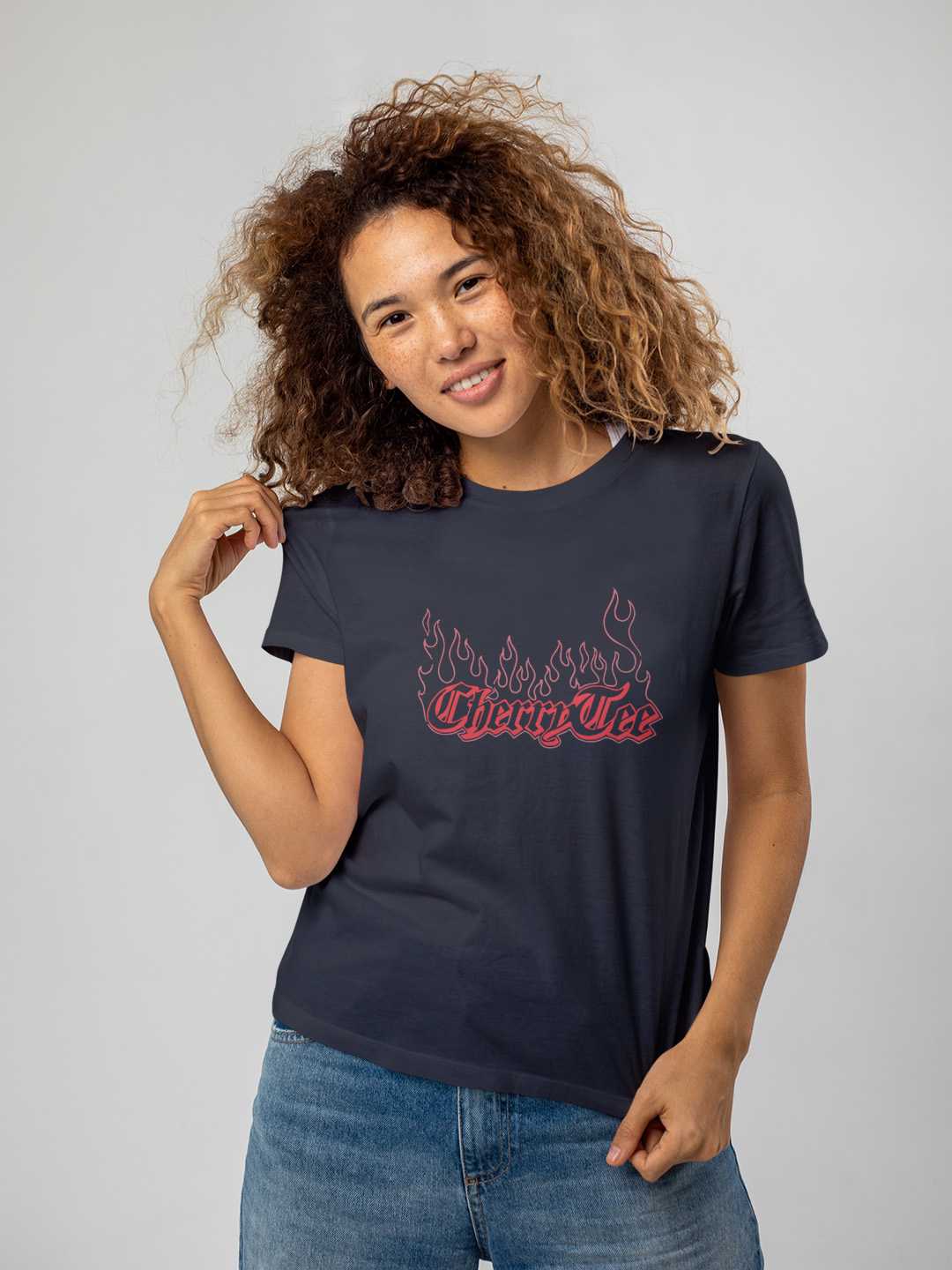 Flame Cherry Graphic Tee