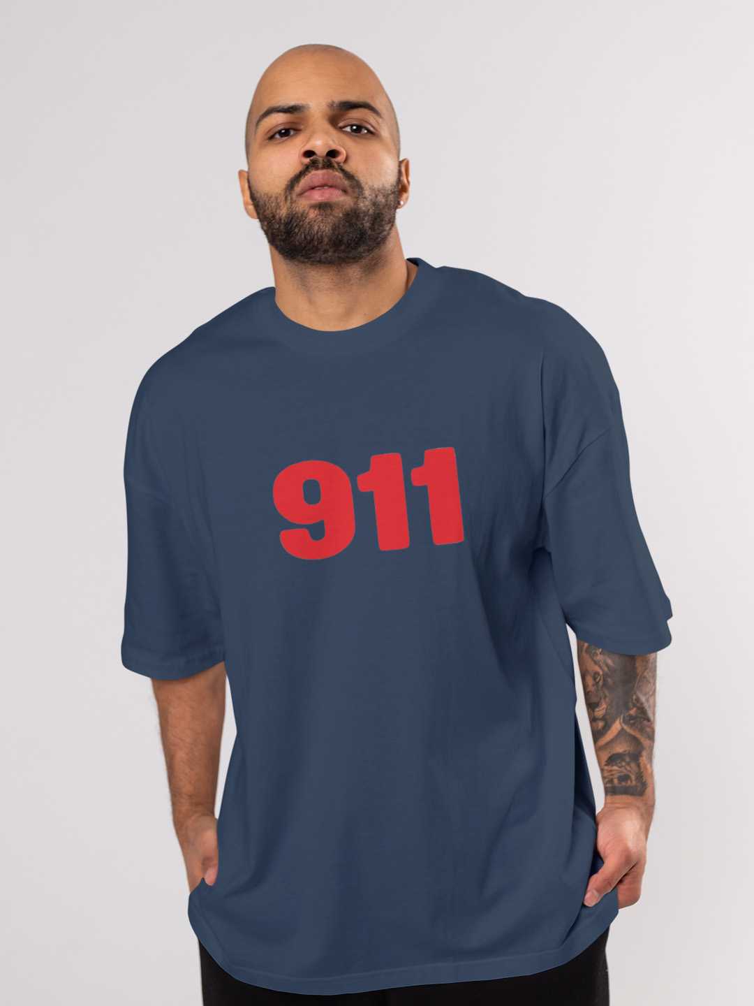 Sports Car 911 Oversized Tee
