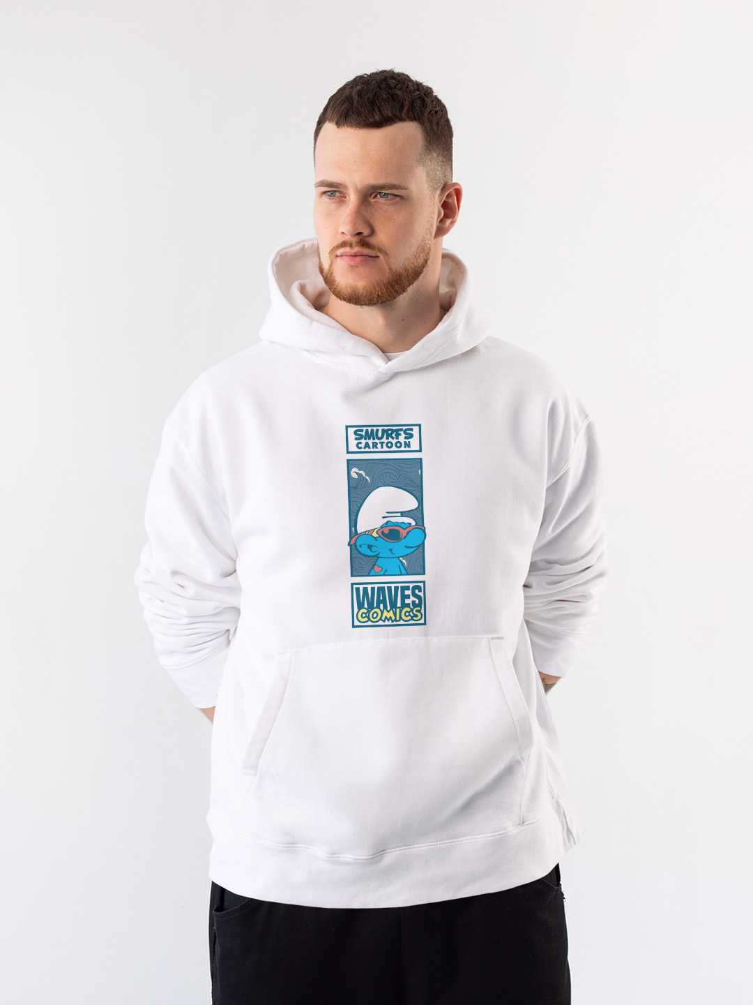 Surfer Smurfs Pullover Hoodie