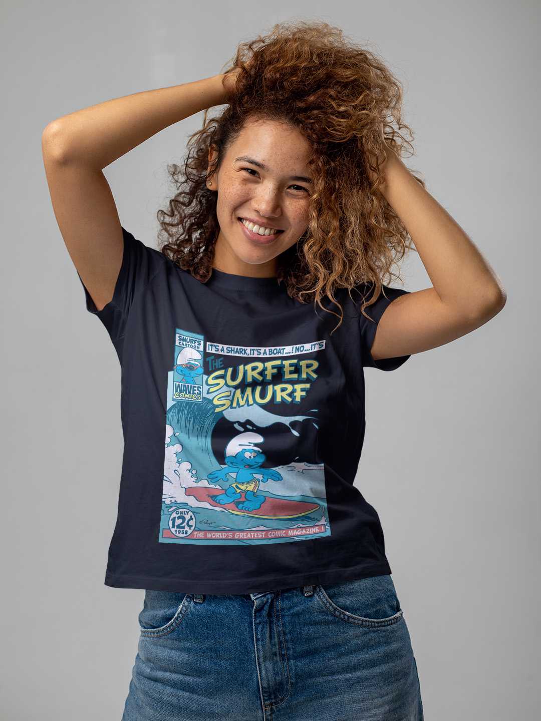 The Surfer Smurf Unisex Regular Tee