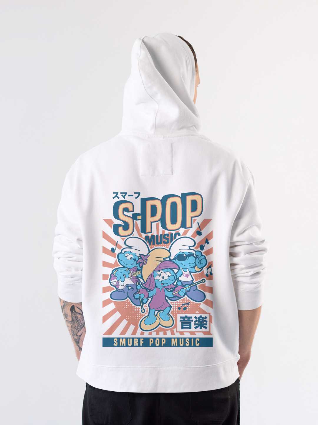 S-POP Smurfs Pullover Hoodie