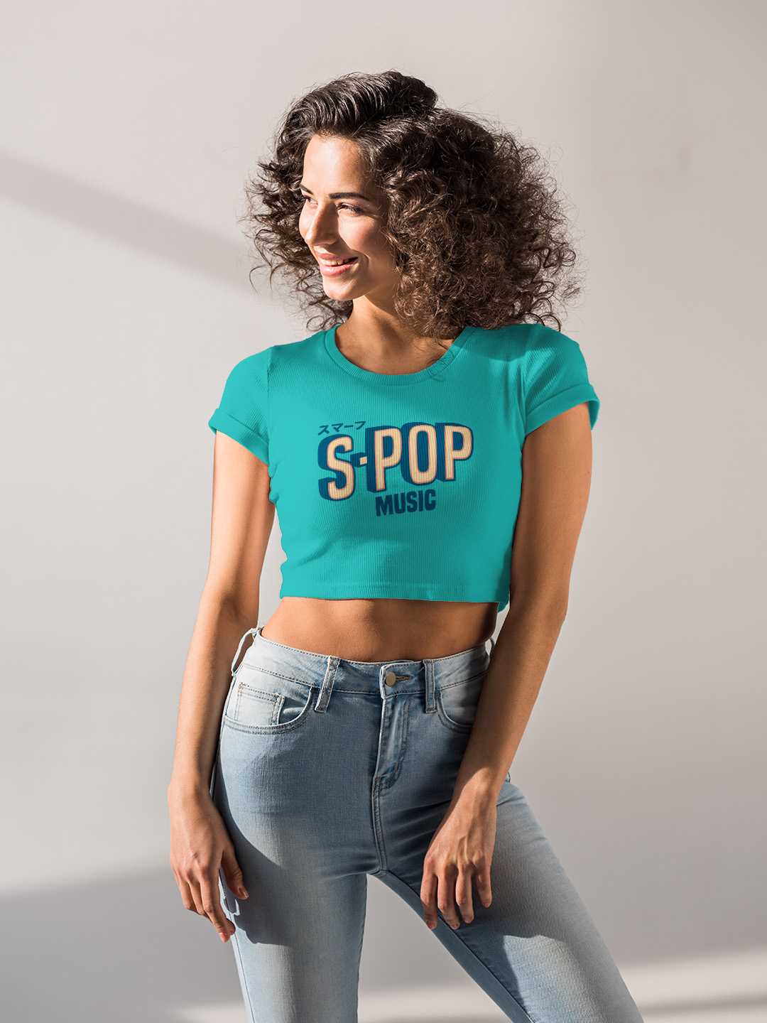 S-Pop Smurfs Graphic Baby Tee