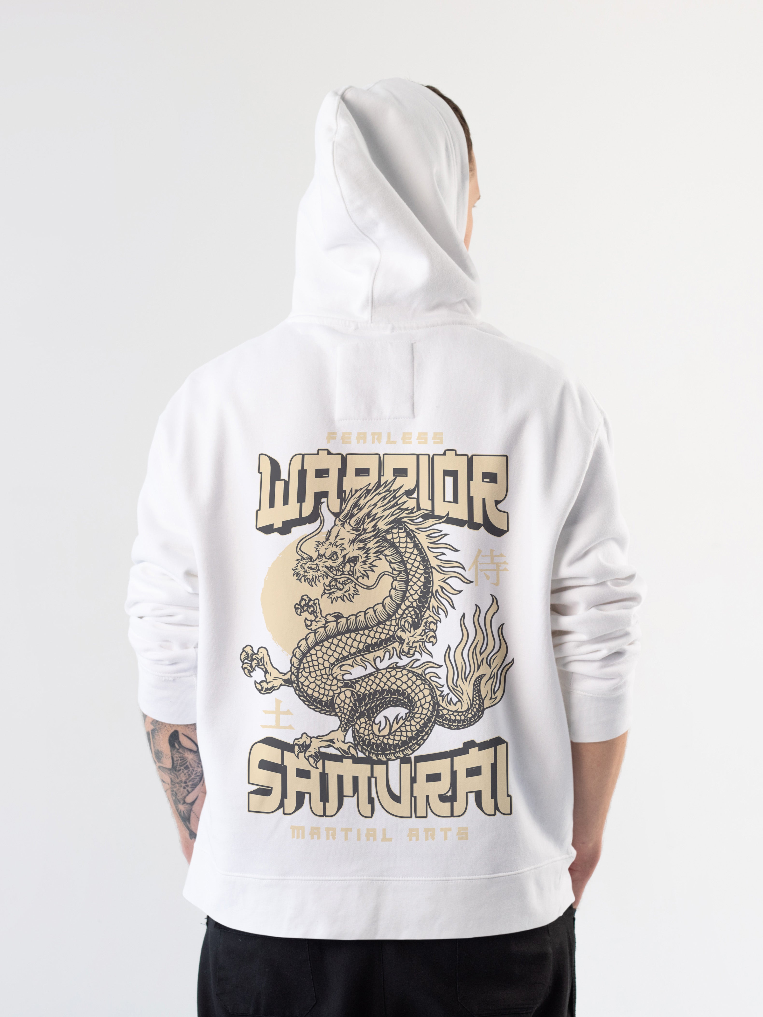 Warrior Samurai Pullover Hoodie