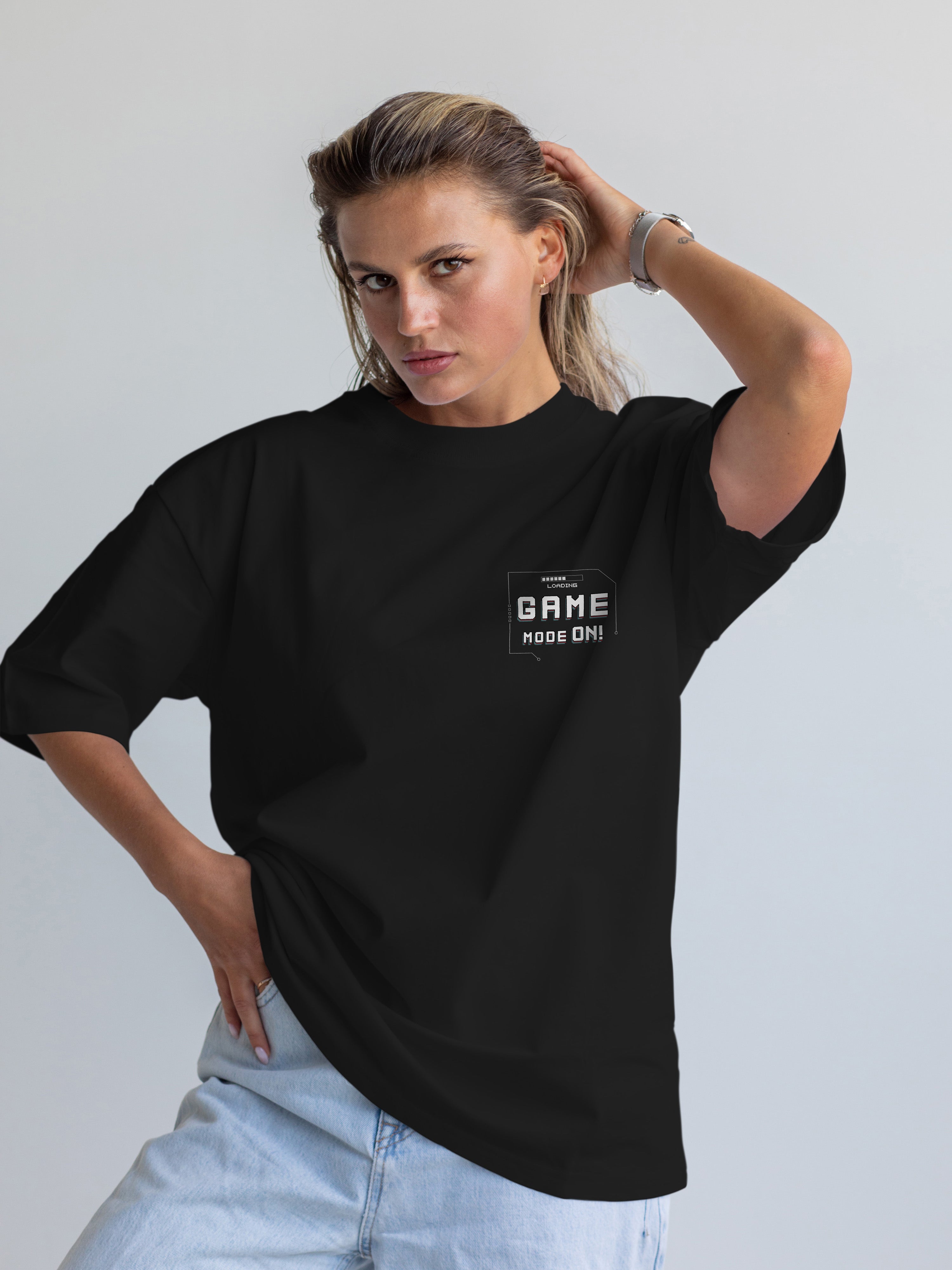 Game Mode On Oversized Tee