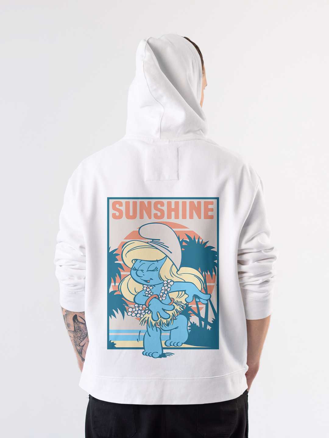 Miss Beach Sunshine - Smurfs Pullover Hoodie