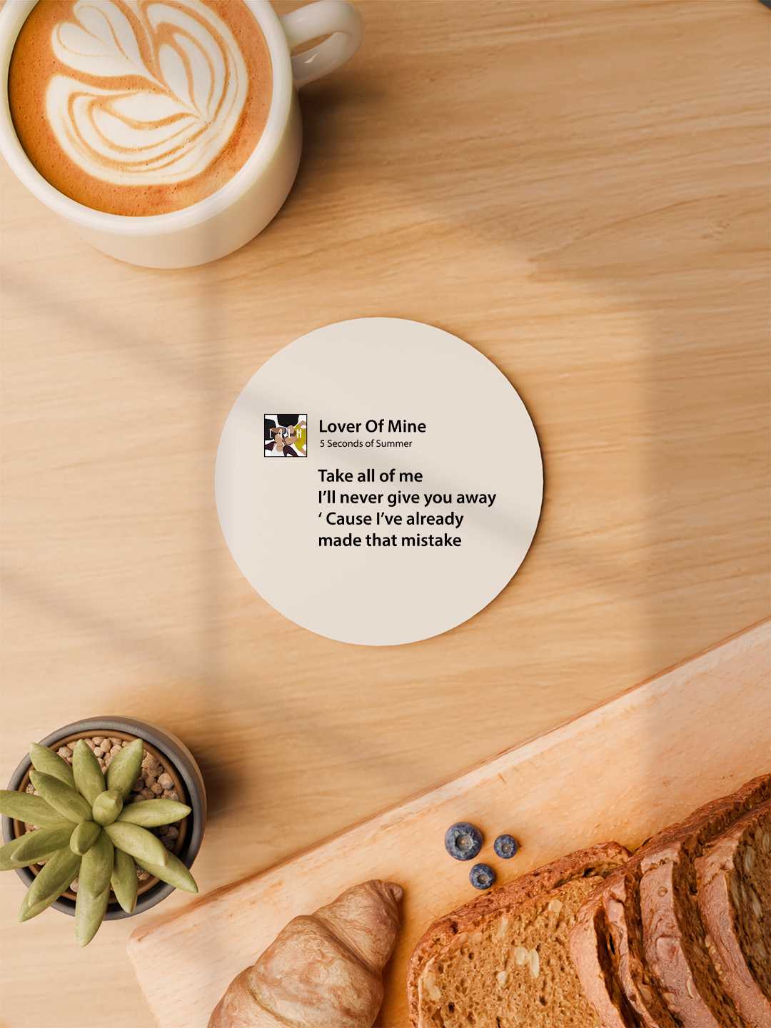 5 Seconds of Summer Graphic Coasters - Pack of 6