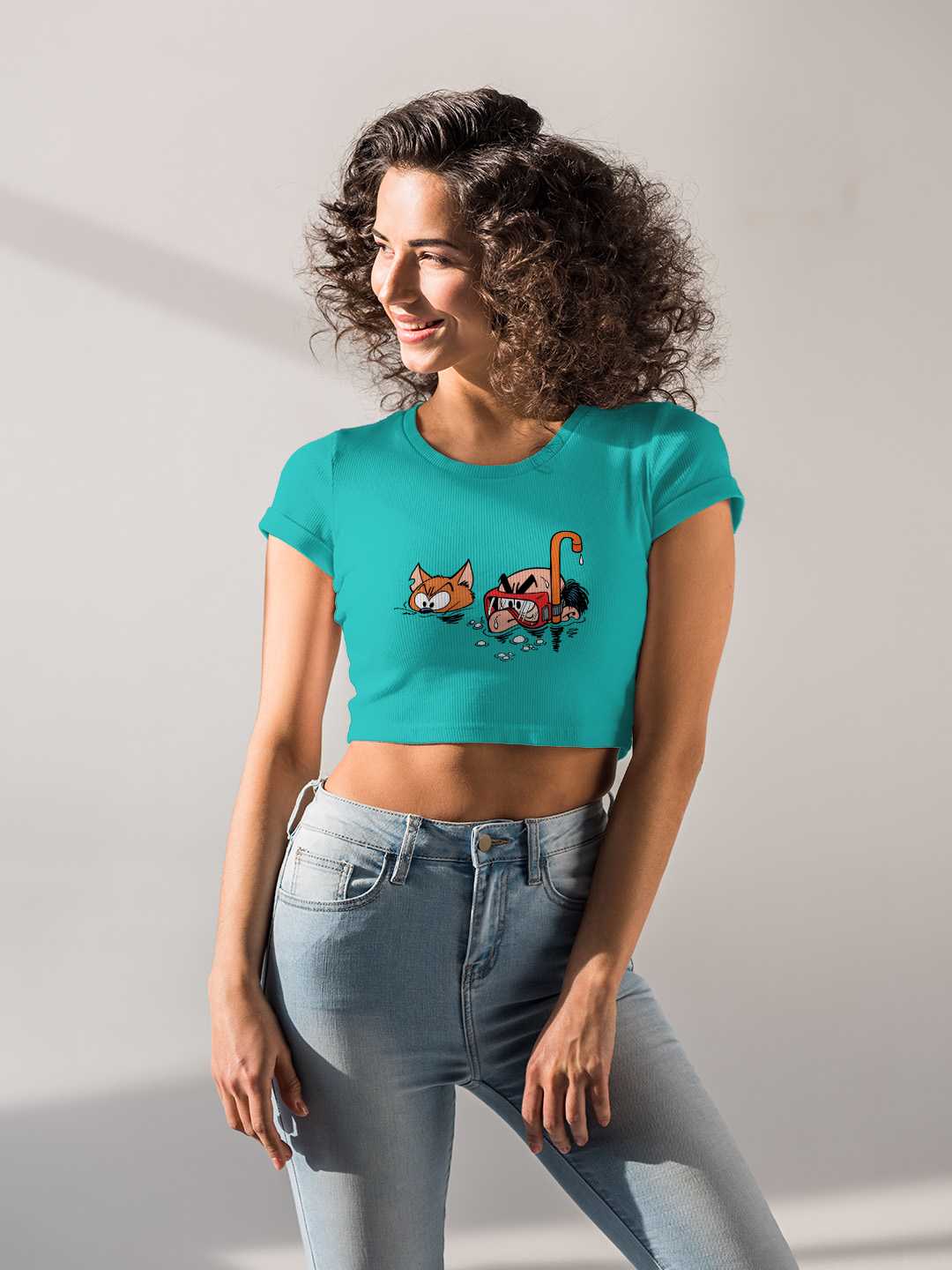 Azreal & Gargamel Graphic Baby Tee
