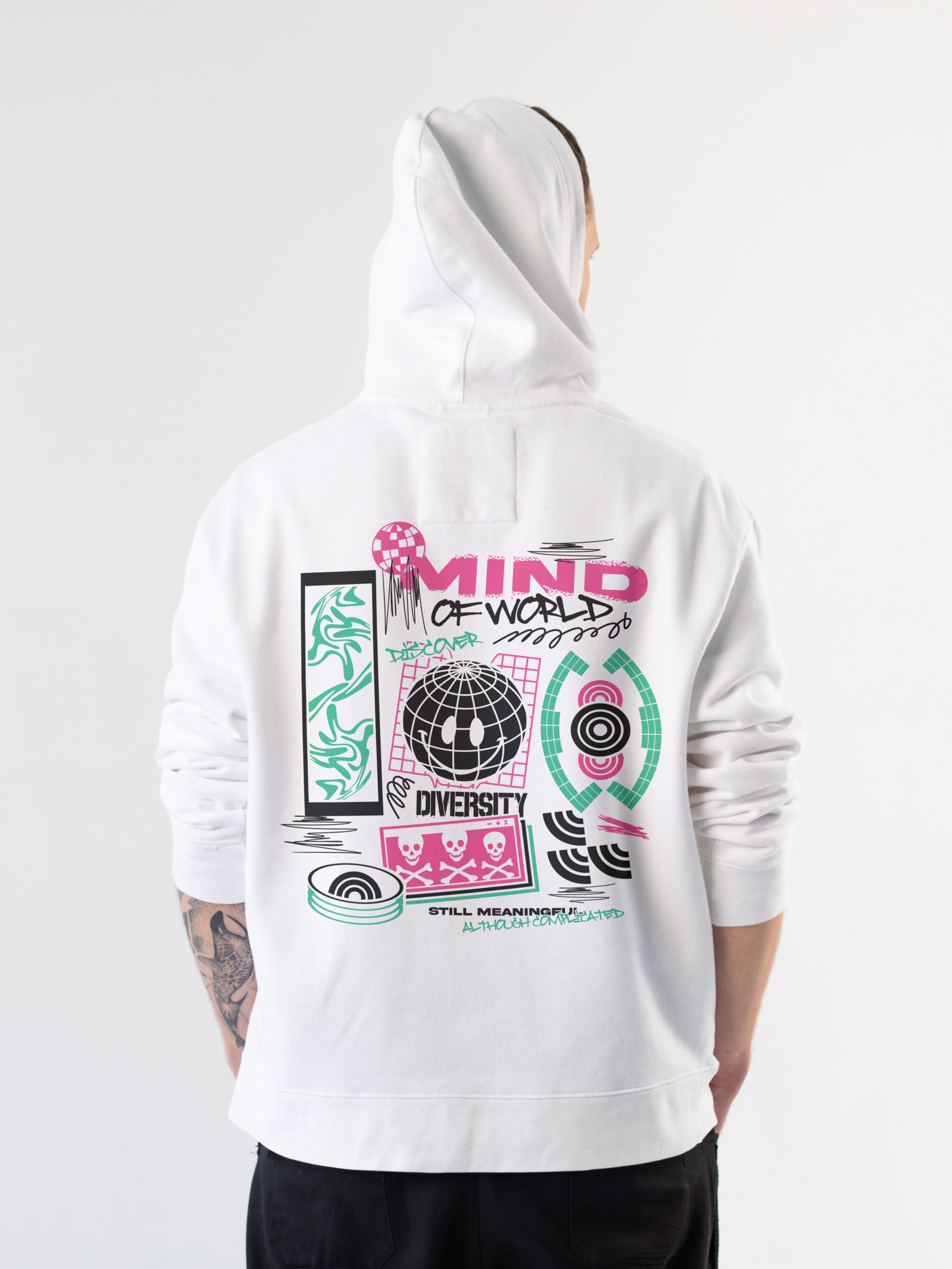 Mind of World Pullover Hoodie
