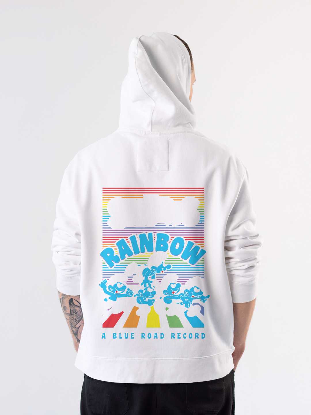 Rainbow Smurfs Pullover Hoodie