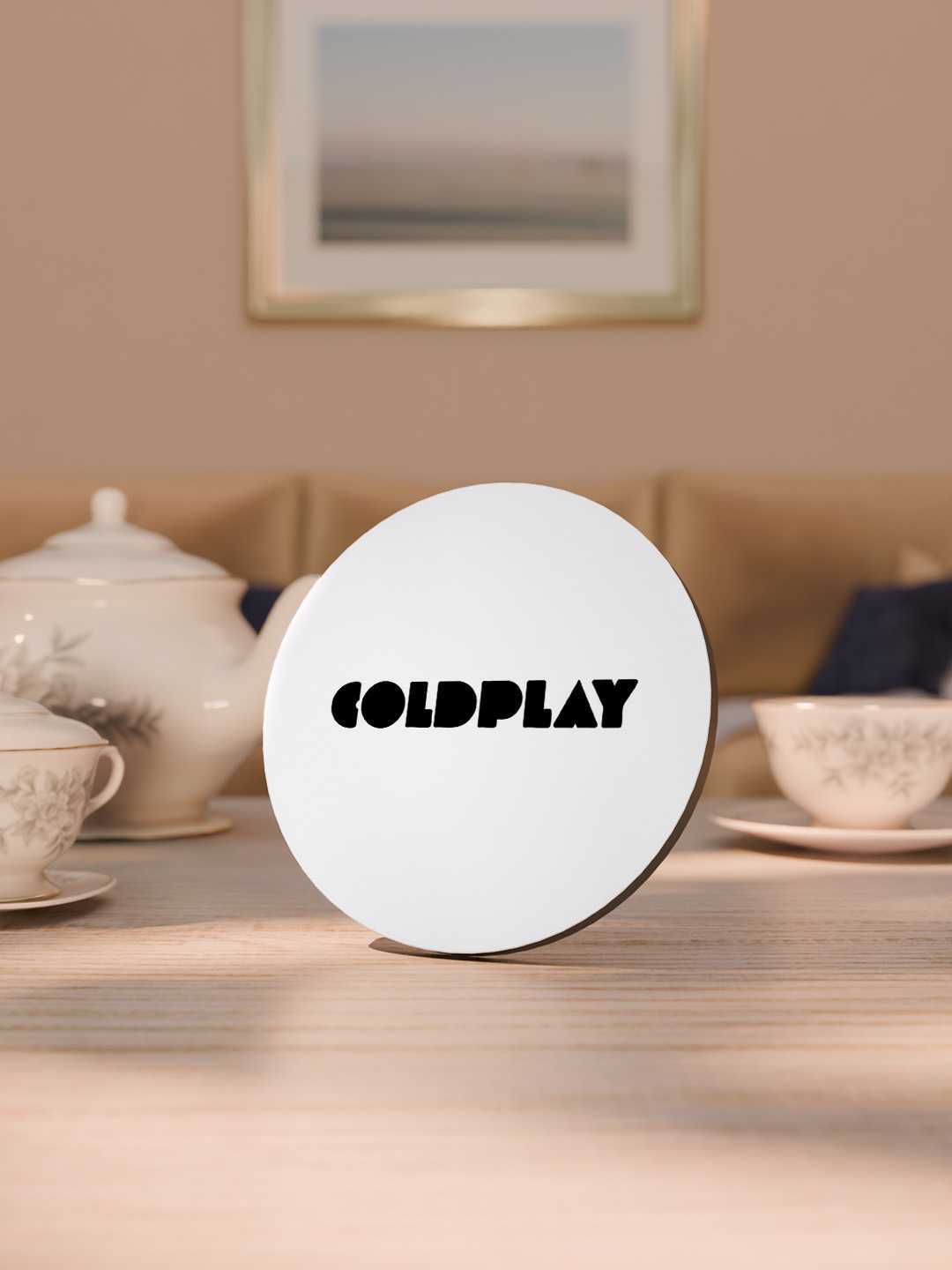 Coldplay Graphic Coasters - Pack of 6