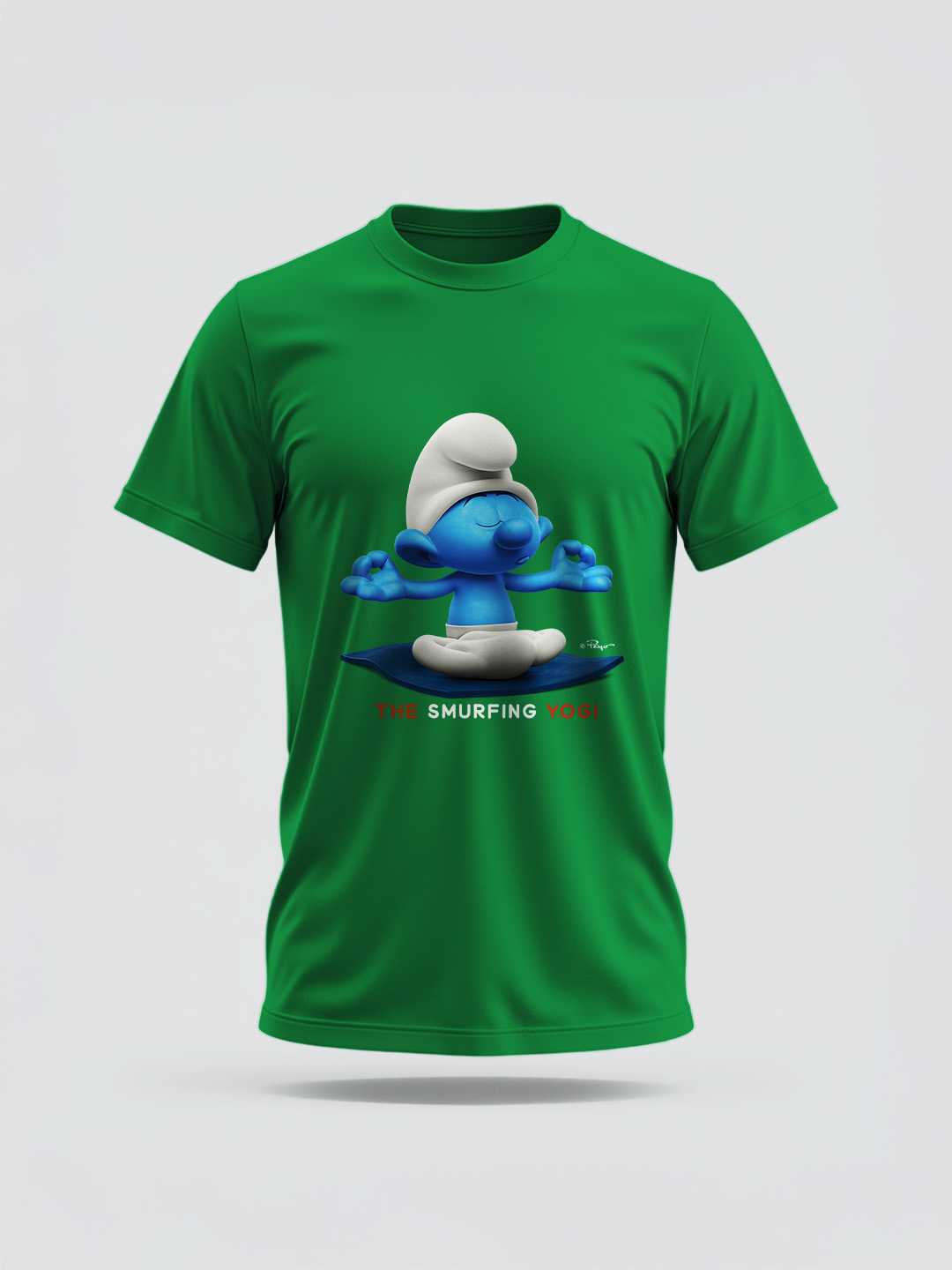 The Yogi Smurf Unisex Regular Tee