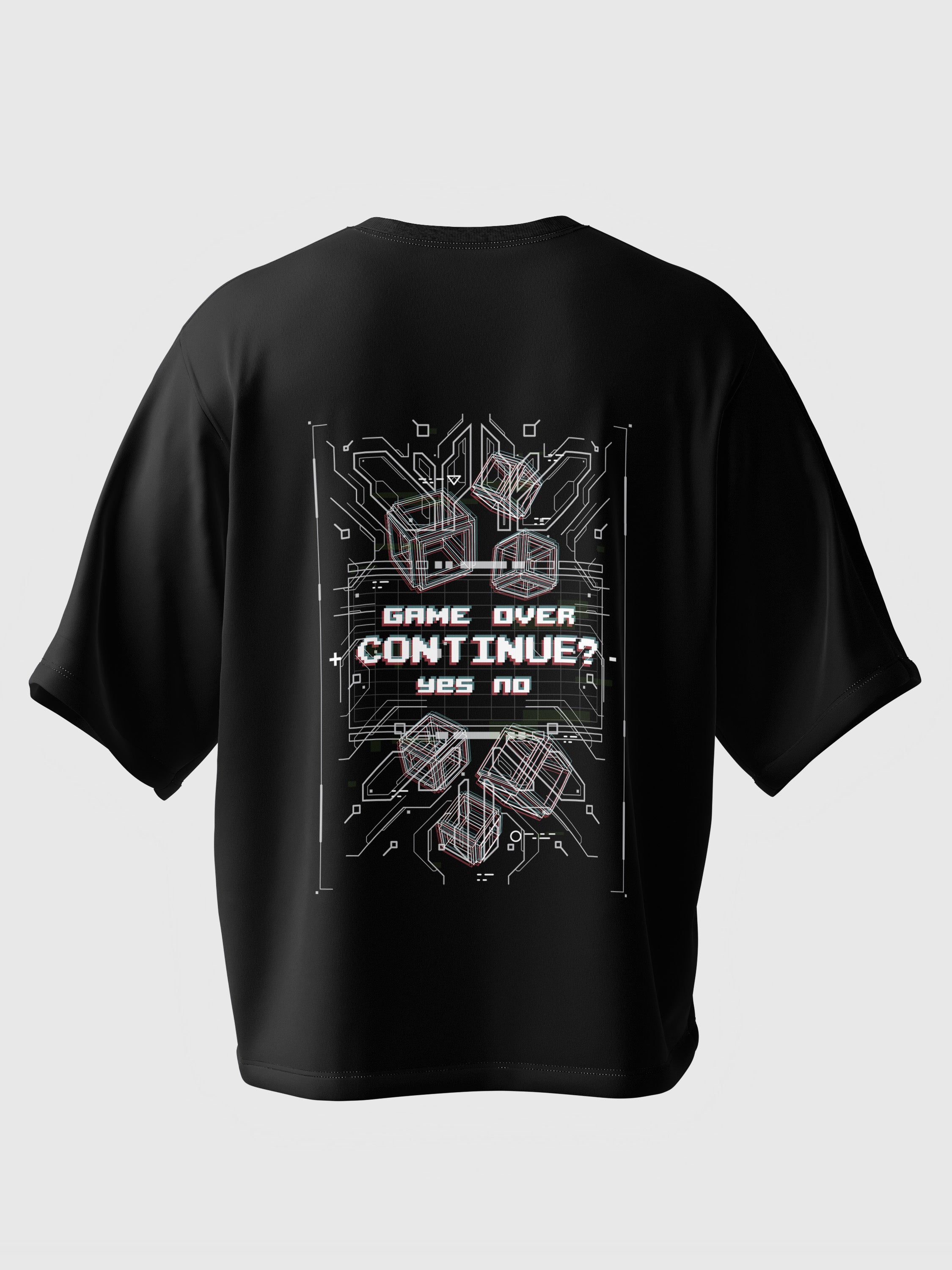 Game Mode On Oversized Tee