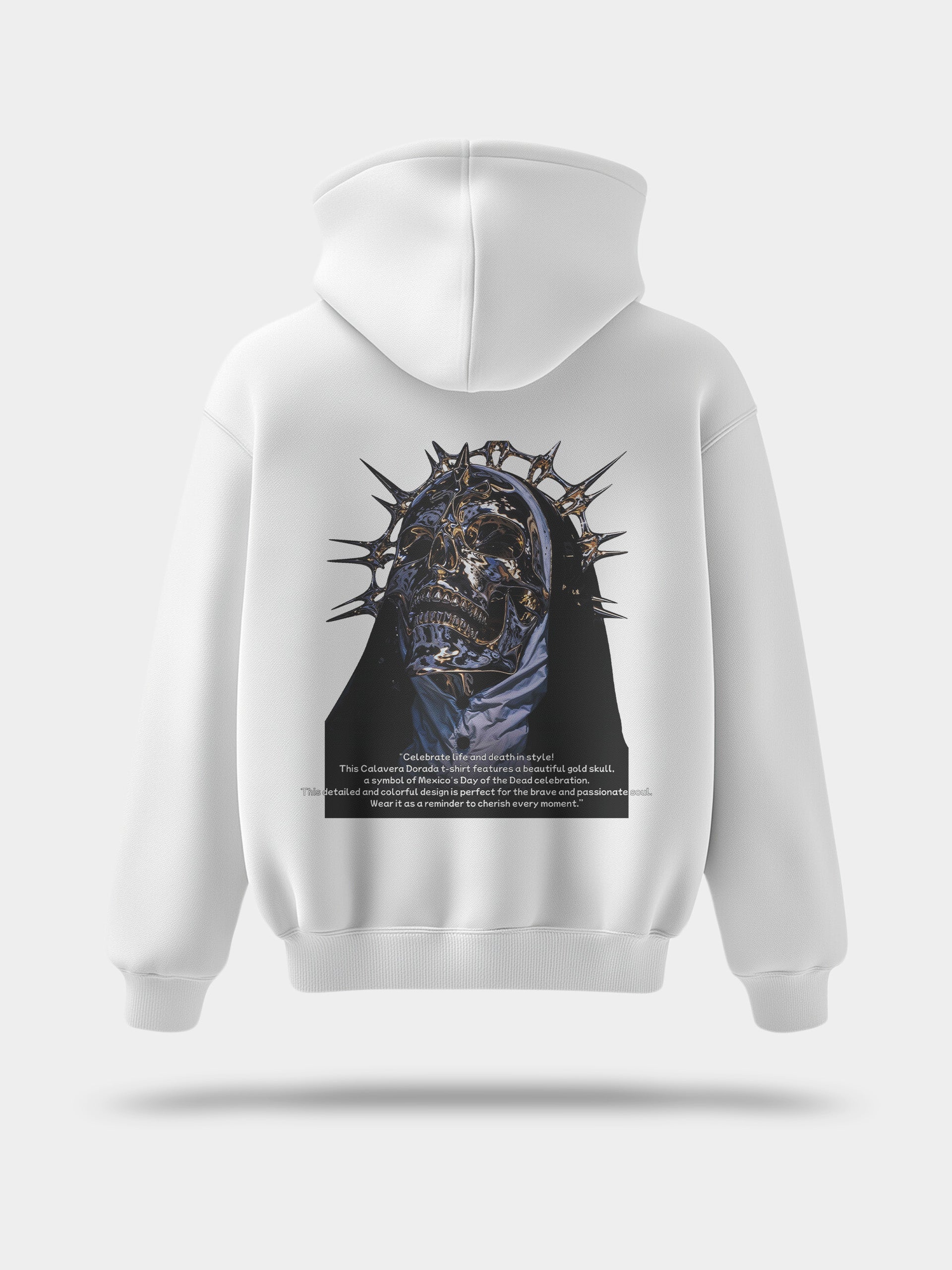Calavera Dorada Pullover Hoodie