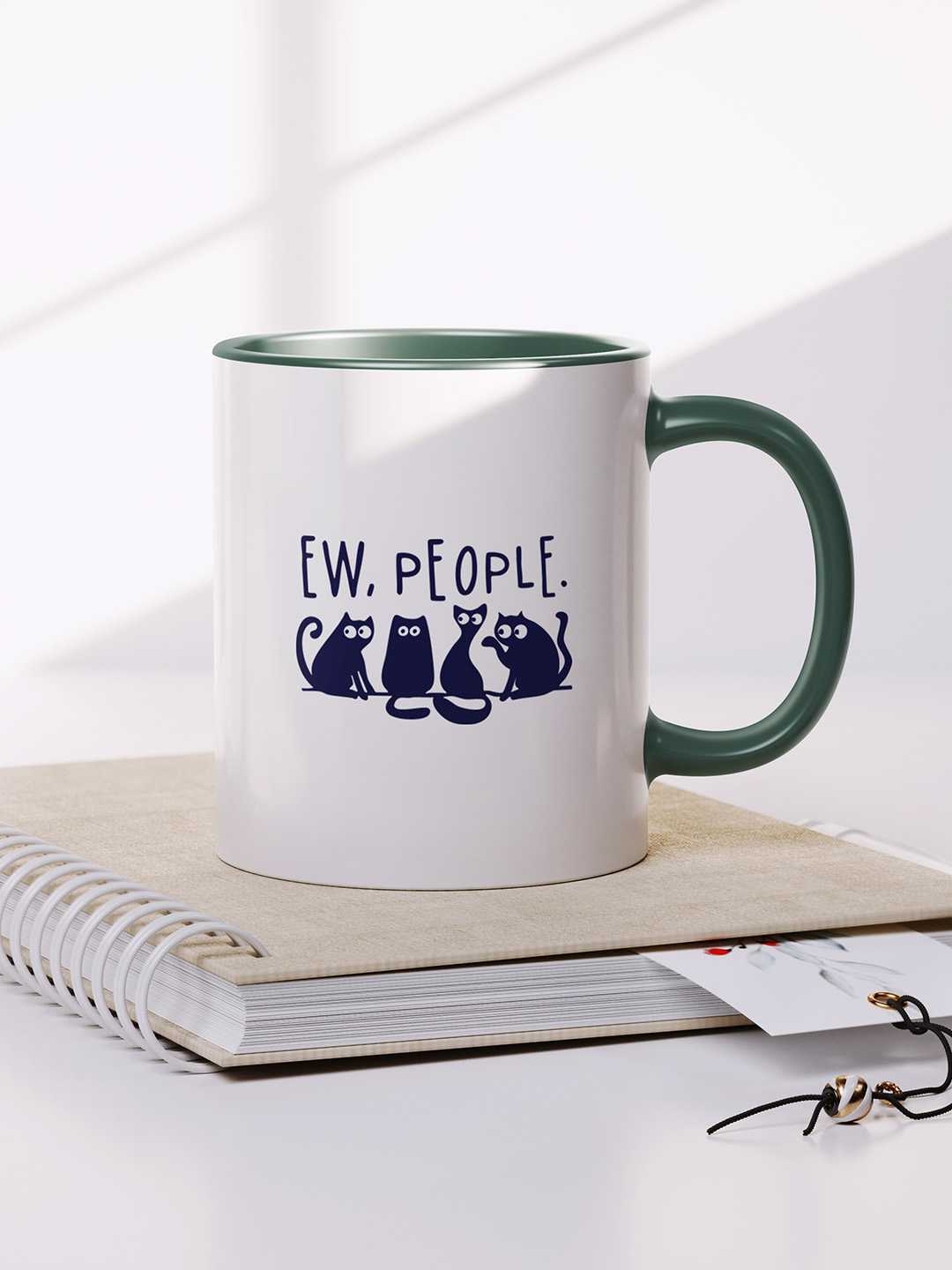 Ew People Graphic Printed Ceramic Mug