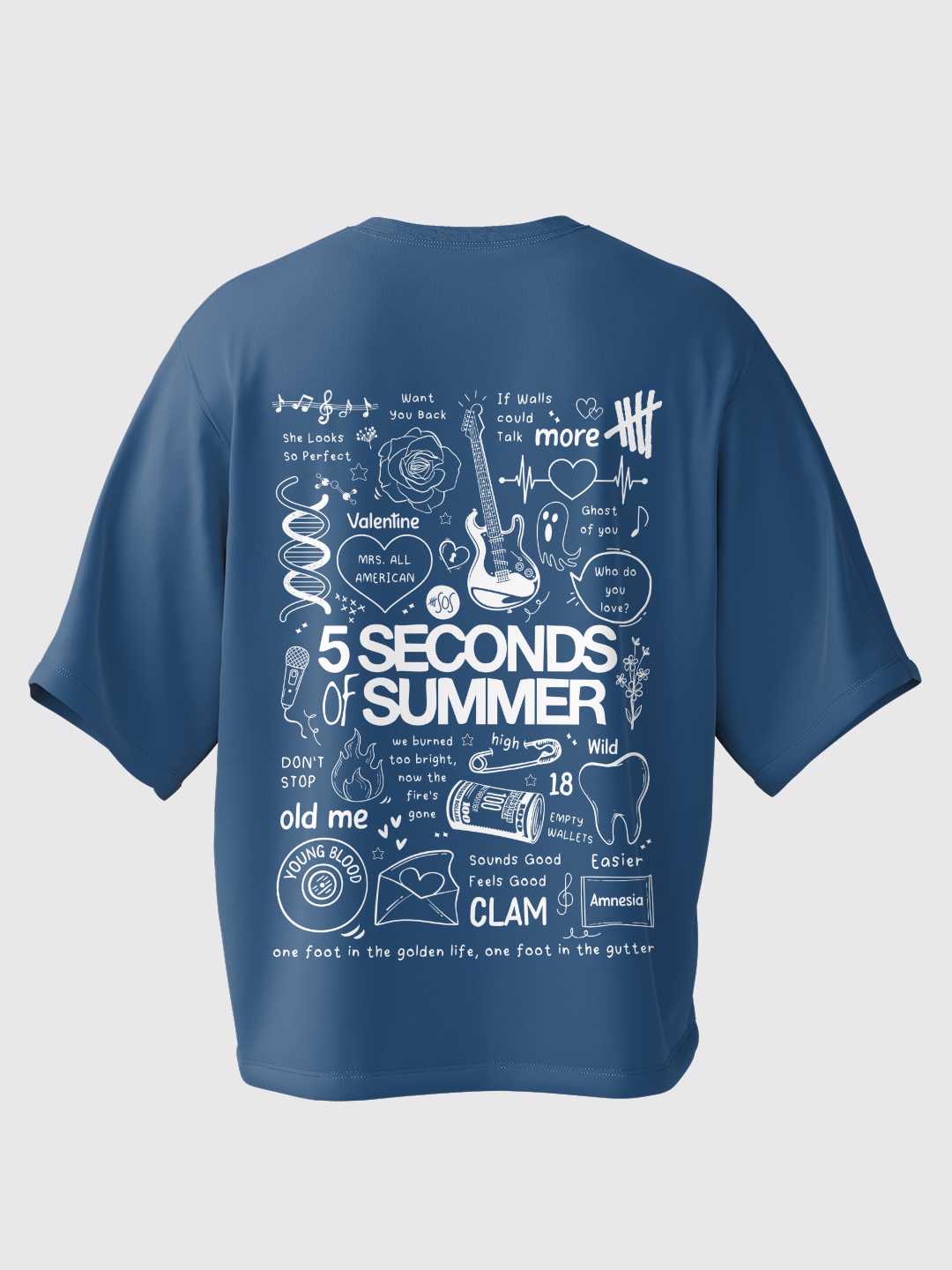 5 Seconds of Summer Oversized Unisex Tee