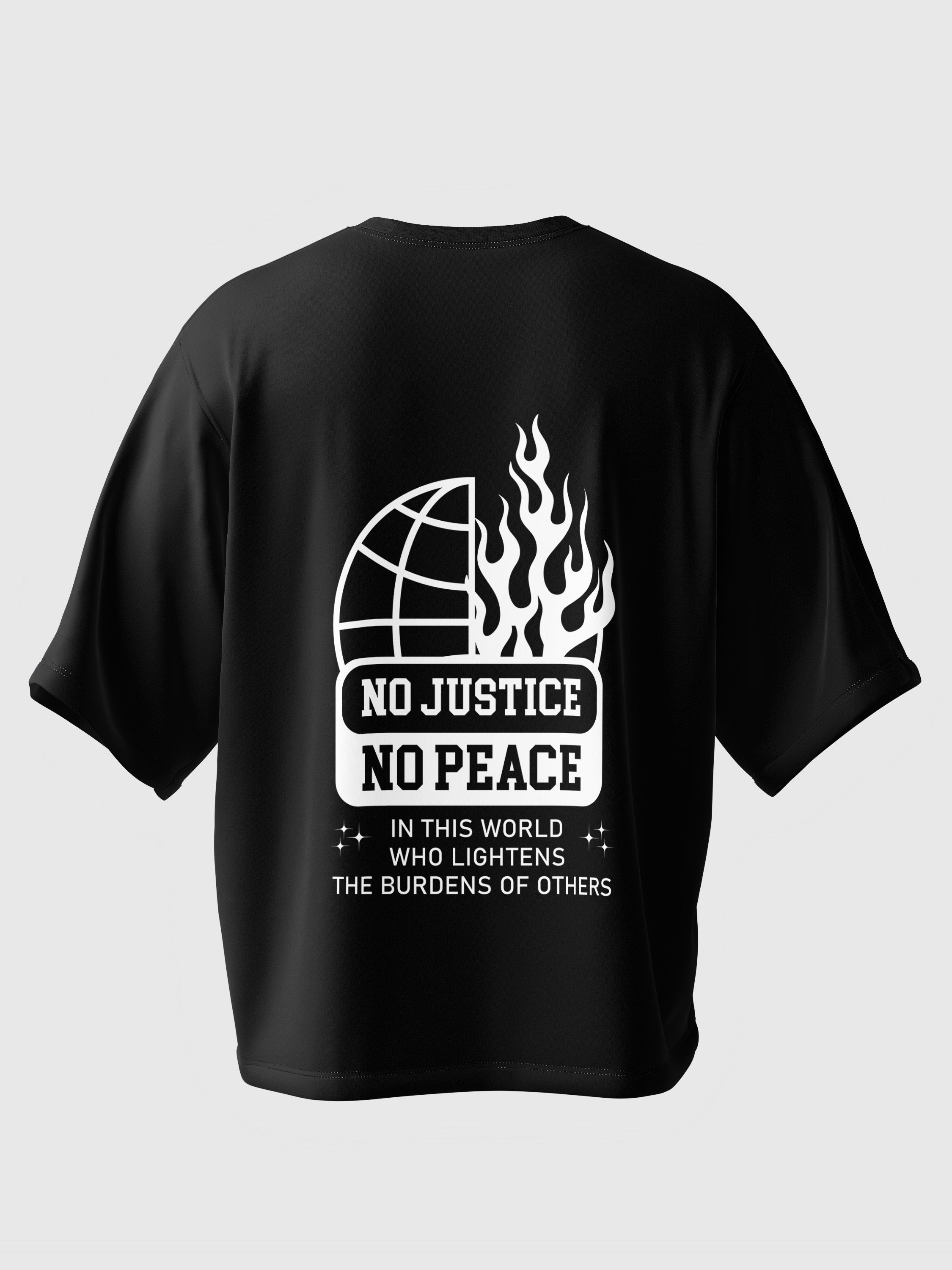 No Justice No Peace Oversized Tee