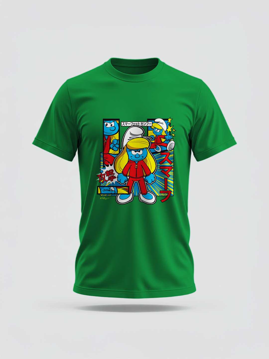 Smurfette Cute Kung Fu Unisex Regular Tee