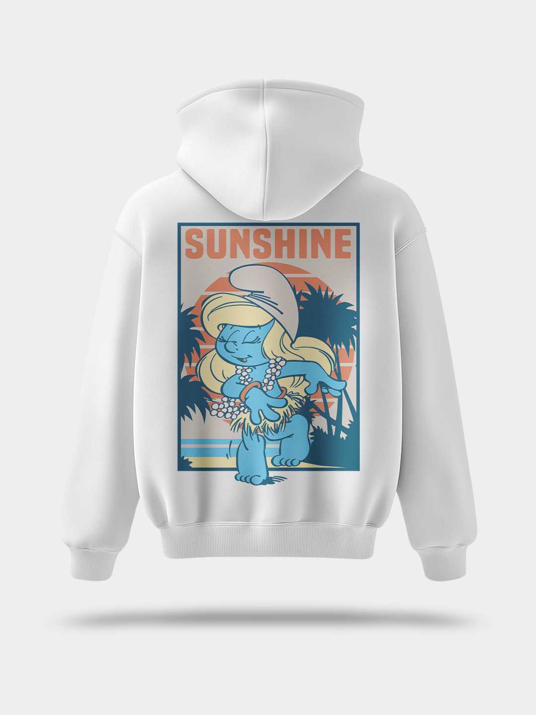 Miss Beach Sunshine - Smurfs Pullover Hoodie