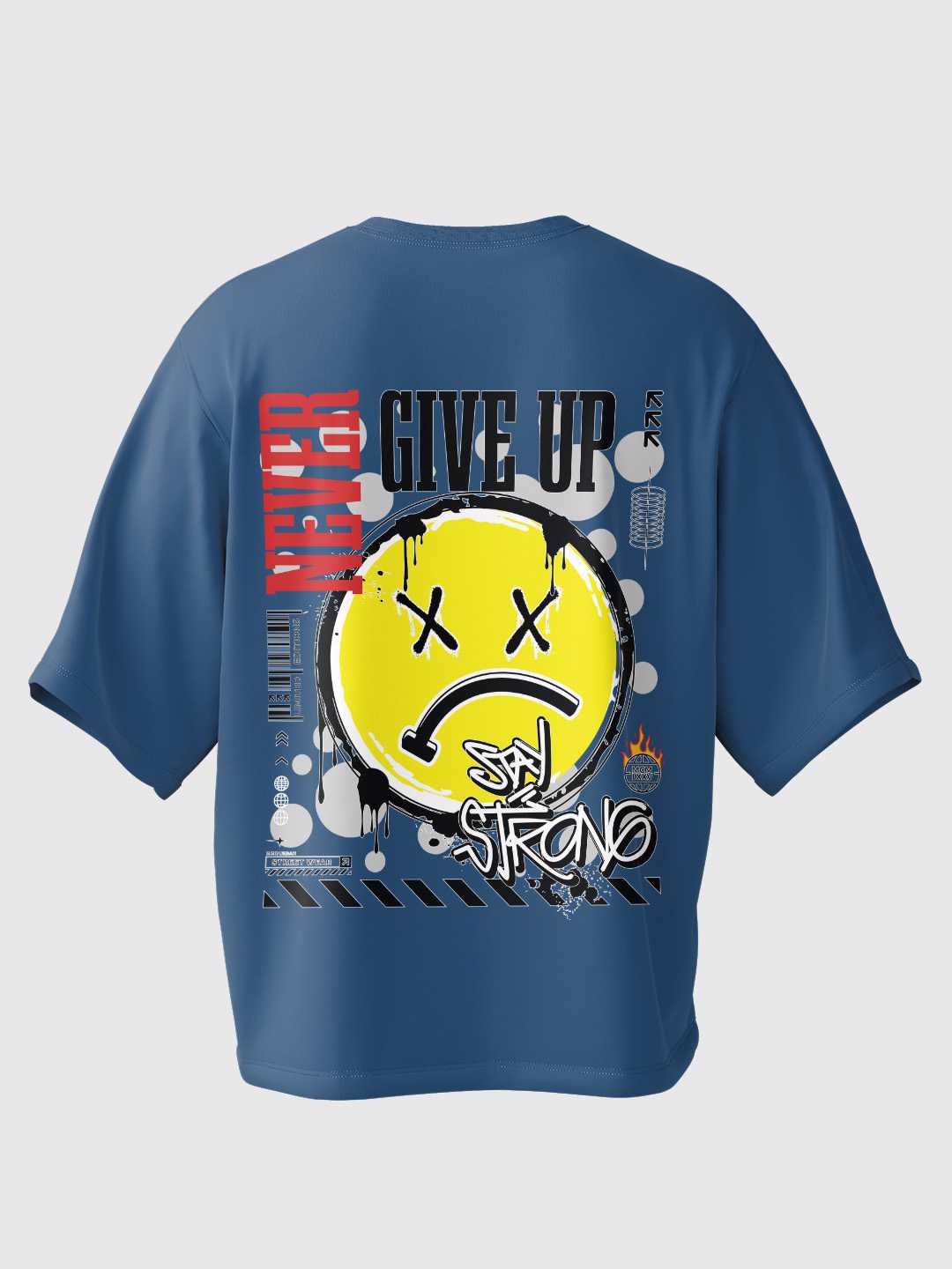 Never Give up Oversized Tee