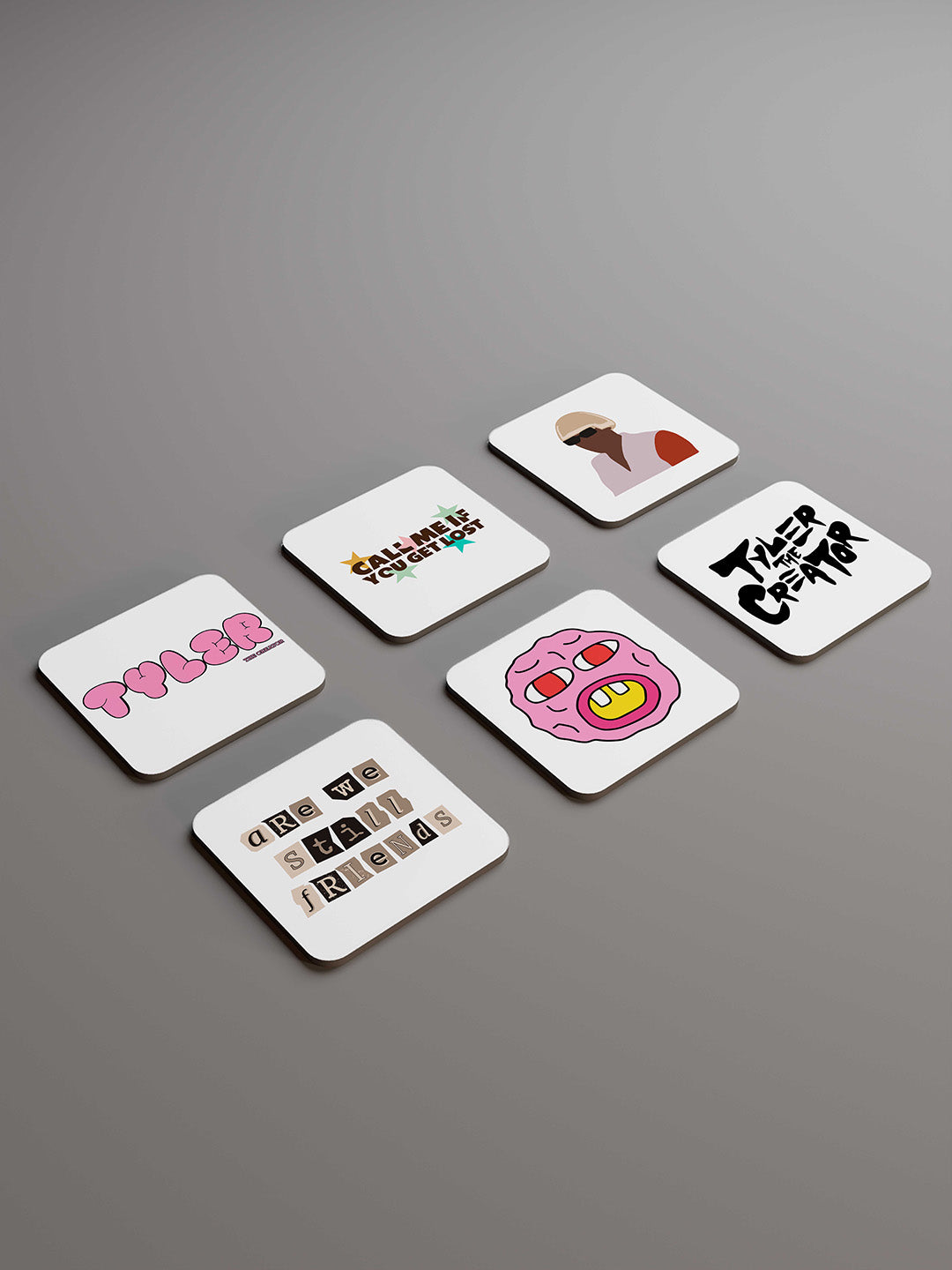 Tyler The Creator Graphic Coasters - Pack of 6