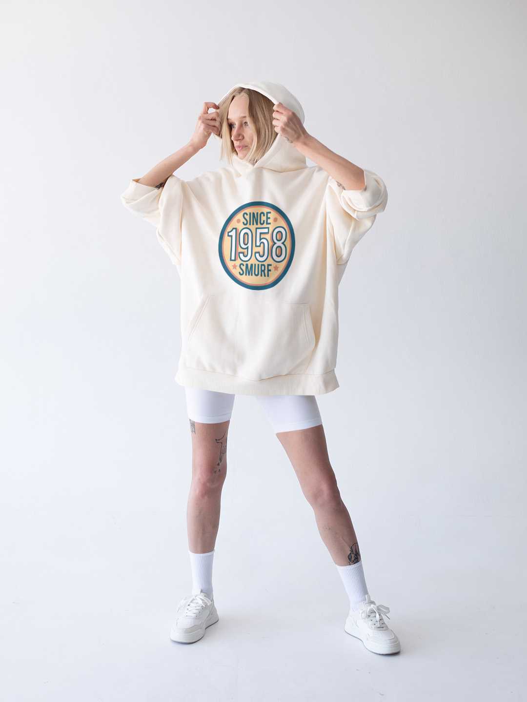 S-POP Smurfs Pullover Hoodie